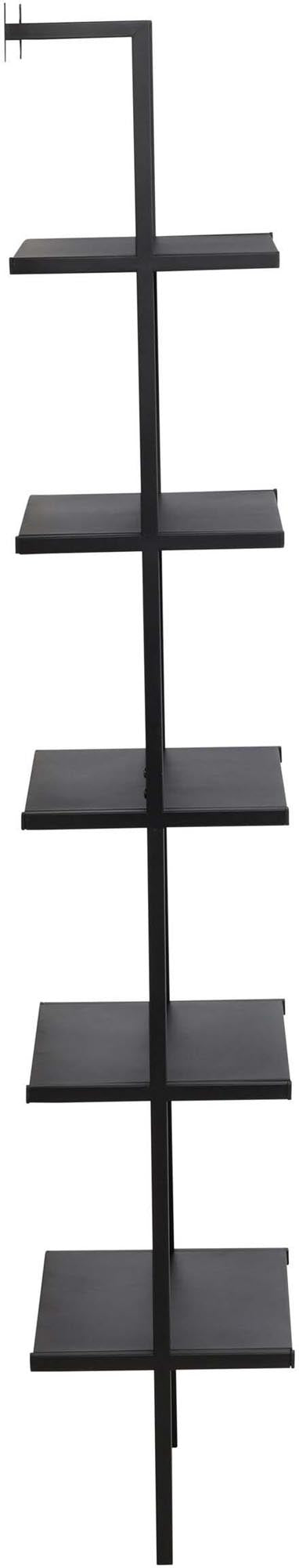 Stilvolles Caracas Regal von Venture Home aus robustem, pulverbeschichtetem Stahl. Perfekt für moderne Räume und vielseitige Nutzung.