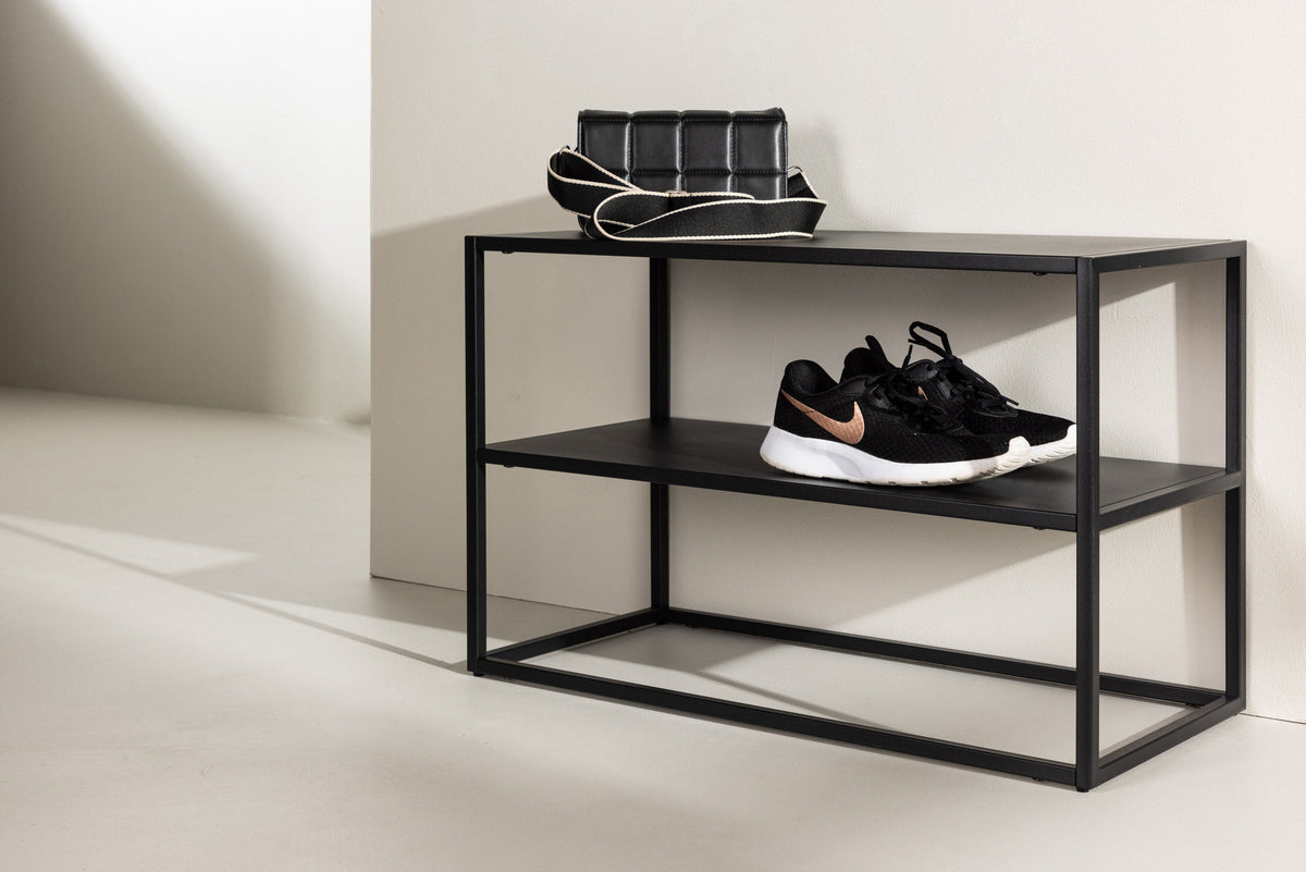 Curitiba Kabinett in Schwarz präsentiert im Onlineshop von KAQTU Design AG. Schuhregal ist von Venture Home