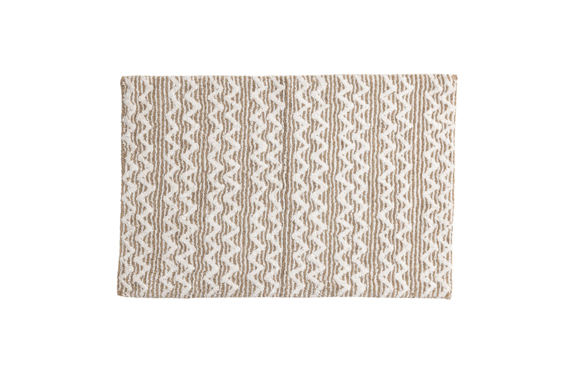Philippa Teppich in Sand präsentiert im Onlineshop von KAQTU Design AG. Teppich ist von Venture Home
