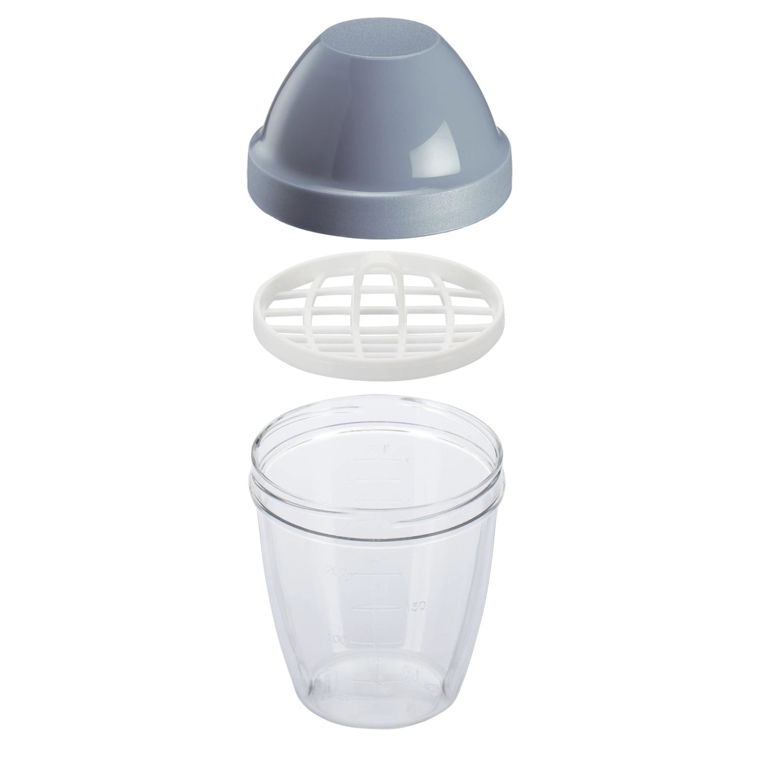 Blauer Mix-Ei Schüttelbecher von Westmark (0.25l) – ideal zum einfachen und schnellen Mixen von Eiern und anderen Zutaten für leckere Gerichte.