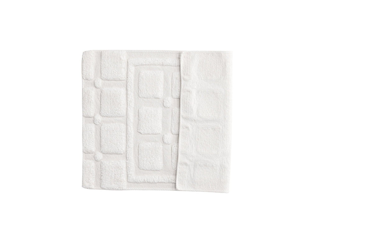 Putte Teppich in Weiss präsentiert im Onlineshop von KAQTU Design AG. Teppich ist von Venture Home