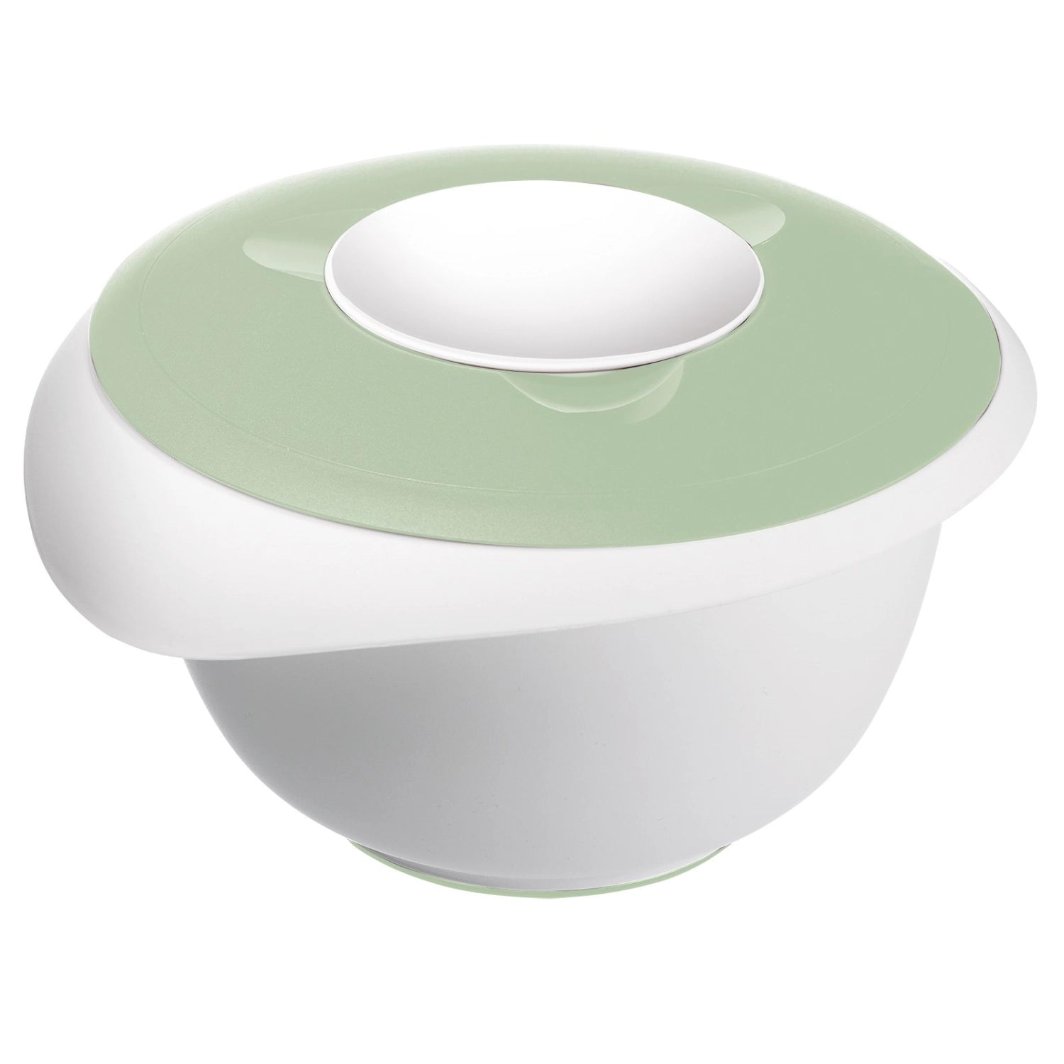 Rührschüssel mit Spritzschutz 2.5l mint in Grün präsentiert im Onlineshop von KAQTU Design AG. Backutensilien ist von Westmark