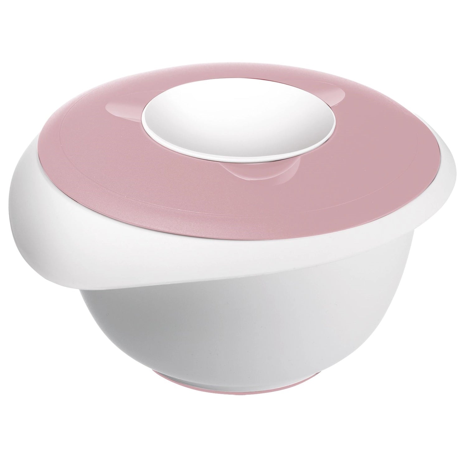 Rührschüssel mit Spritzschutz 2.5l rosa in Pink präsentiert im Onlineshop von KAQTU Design AG. Backutensilien ist von Westmark