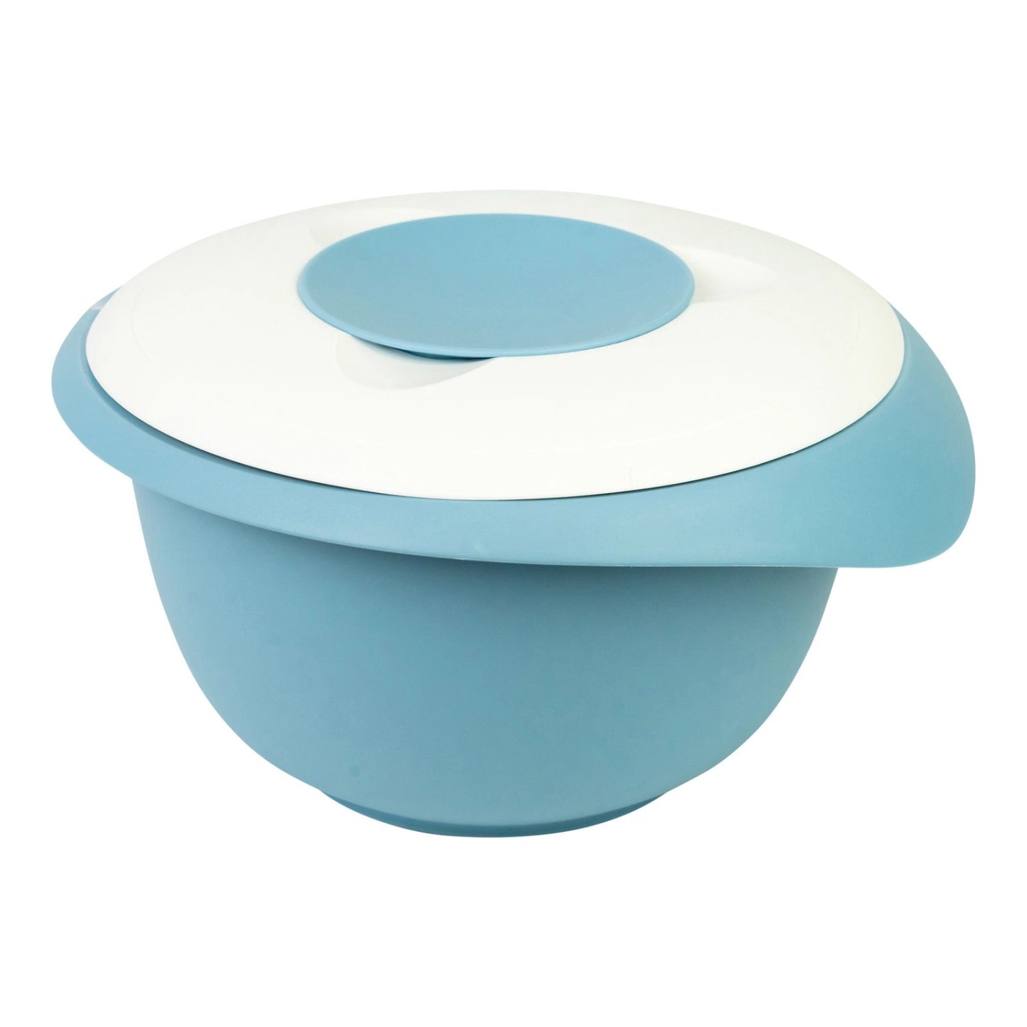 Rührschüssel mit Spritzschutz 3.5l blau in Blau präsentiert im Onlineshop von KAQTU Design AG. Backutensilien ist von Westmark