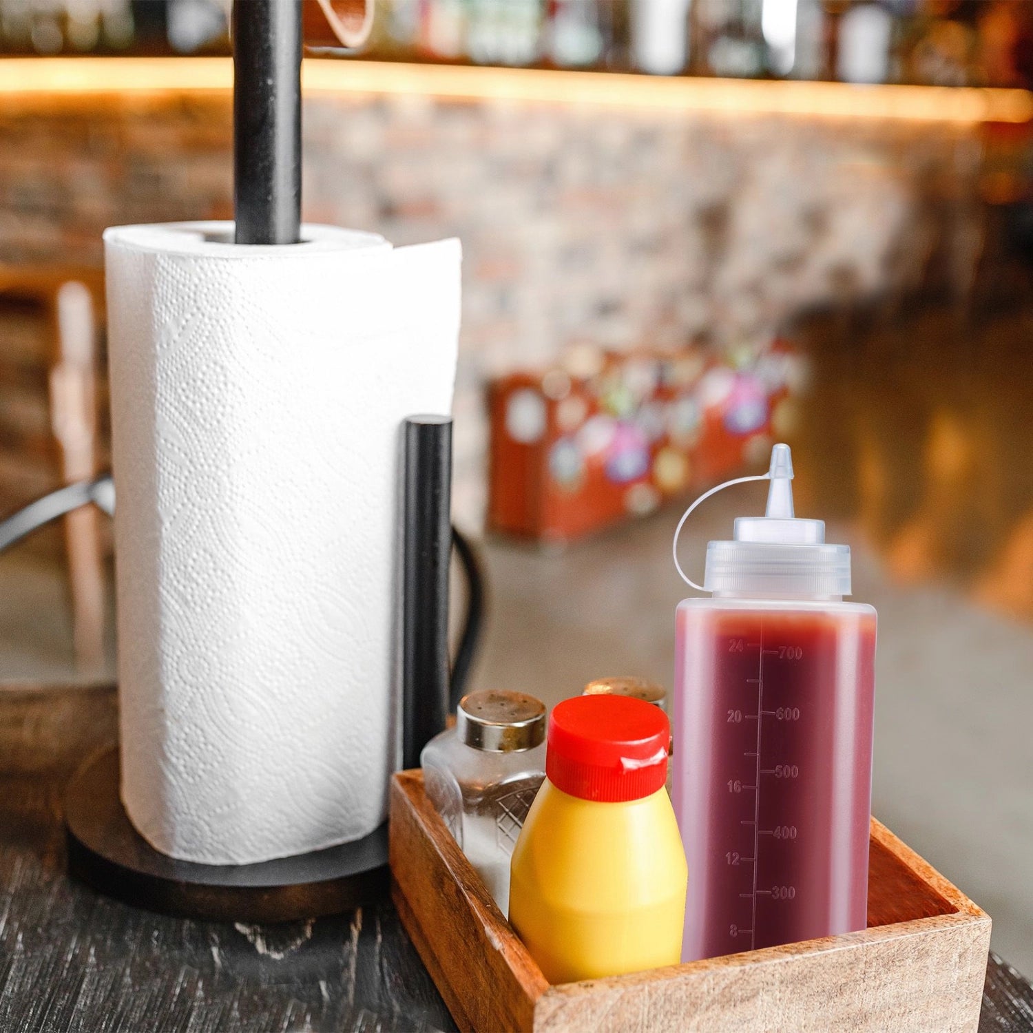 3er Set Quetschflaschen, 700 ml in Transparent präsentiert im Onlineshop von KAQTU Design AG. Backutensilien ist von Westmark