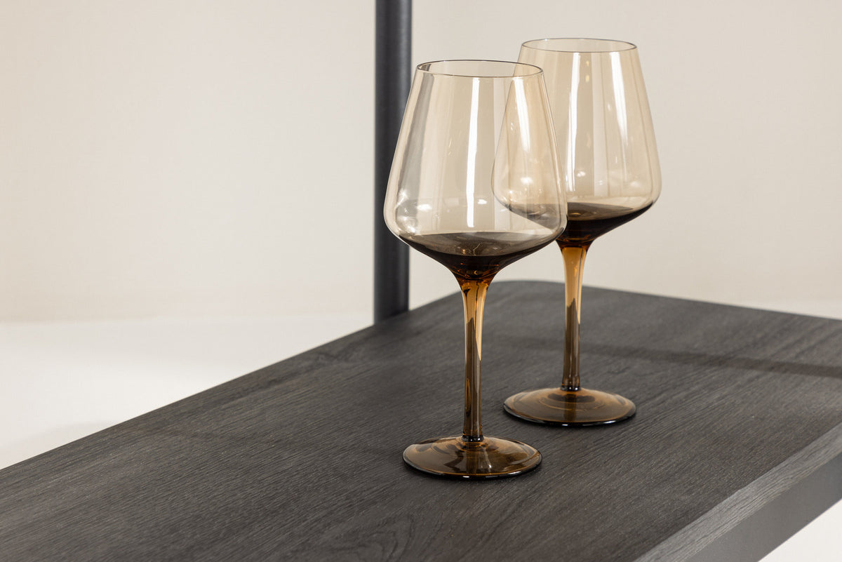 Heim Regal in Schwarz präsentiert im Onlineshop von KAQTU Design AG. Standregal ist von Vind