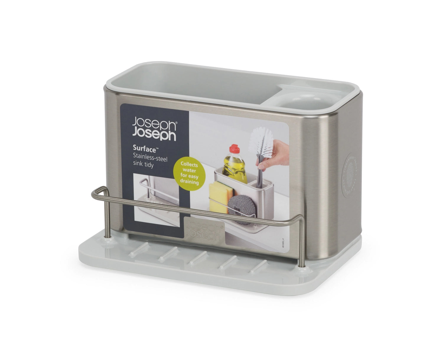 Porta del lavandino in acciaio inossidabile ECRU 18x12.5x12.8 cm