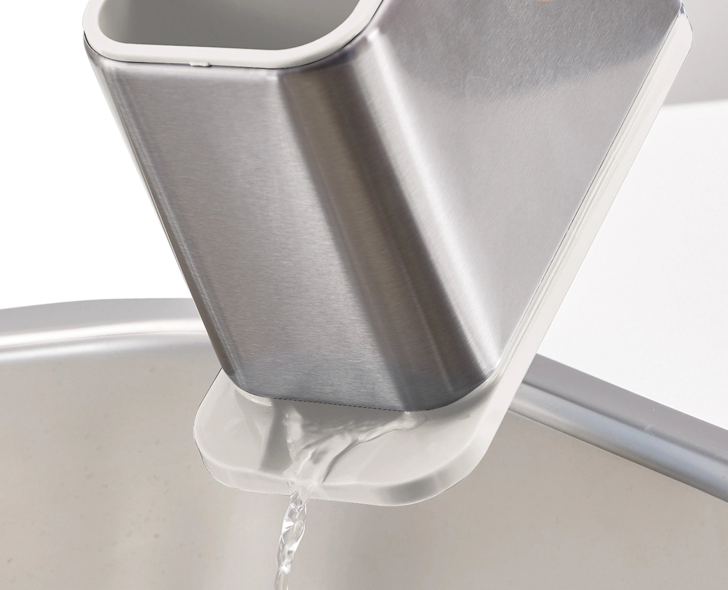 Surface cutlery drip container stainless steel ECRU