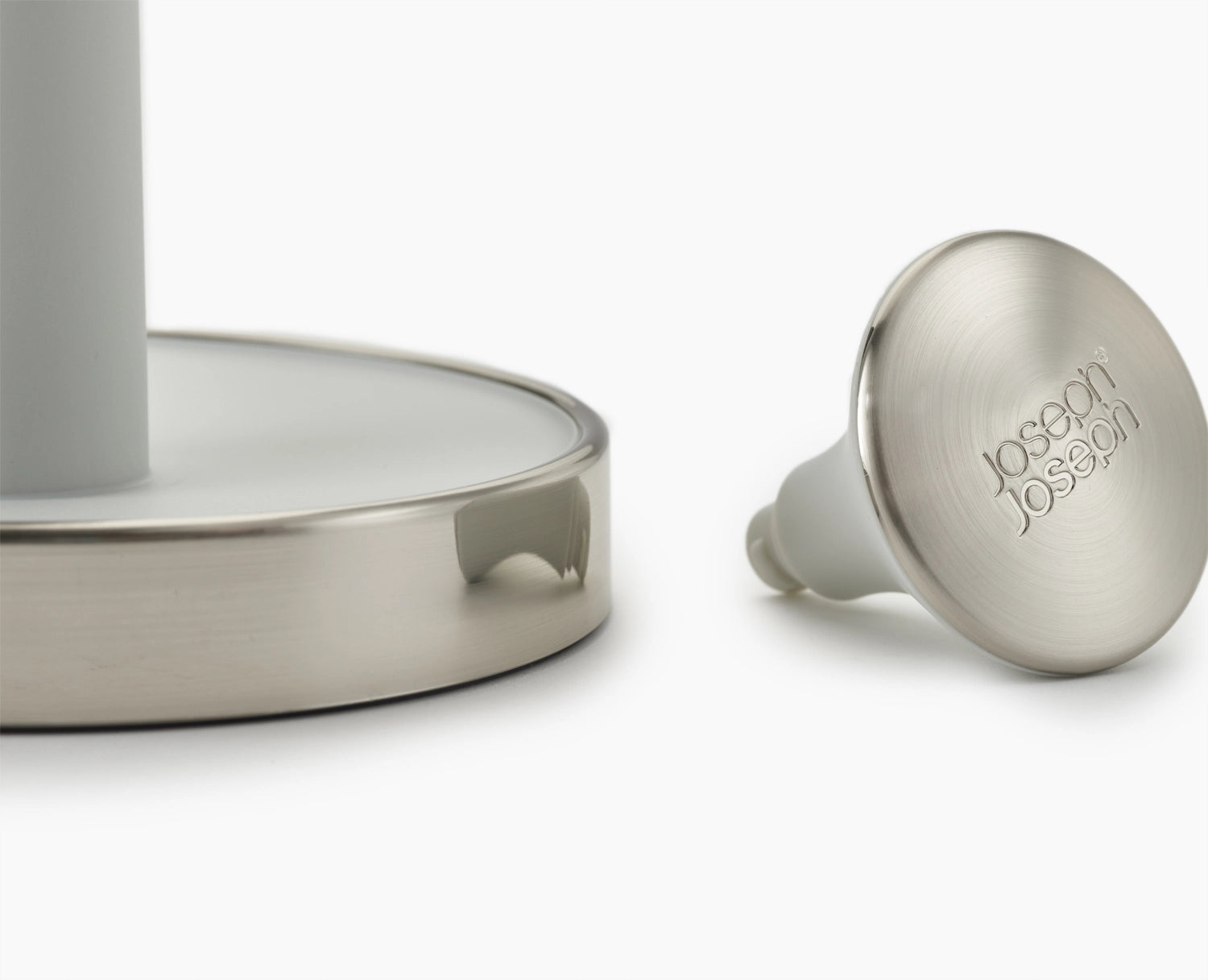 Push+tear roll holder ECRU for kitchen rolls up to H24cm