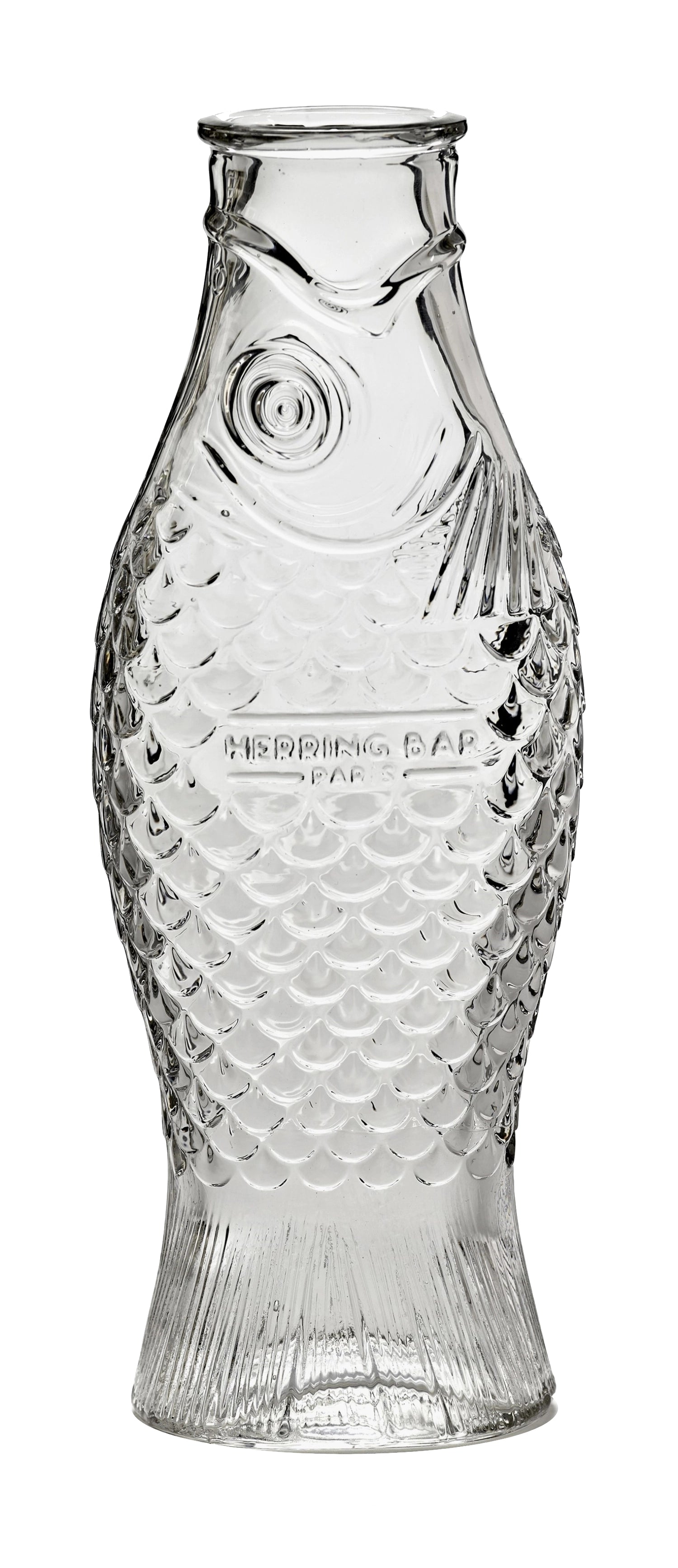 Poisson P. Navone&FBouteille isotherme 1 litre 10,6 x 7,5 x 29 cm transparente