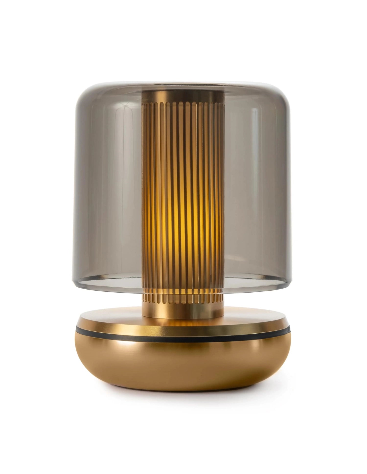 Lampe de table Firefly fumée 11,8x8,6cm or