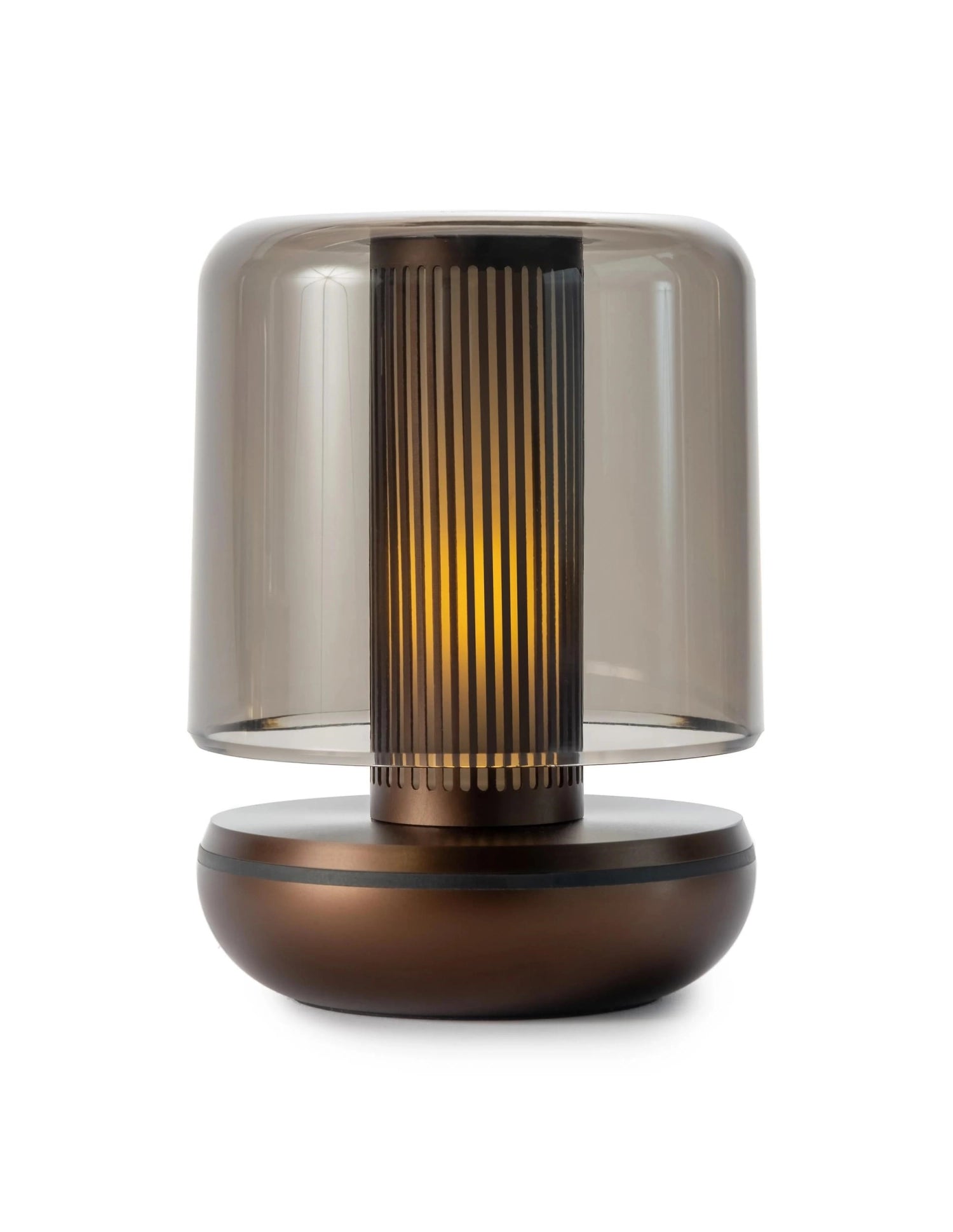 Lampe de table Firefly fumé 11,8x8,6cm bronze