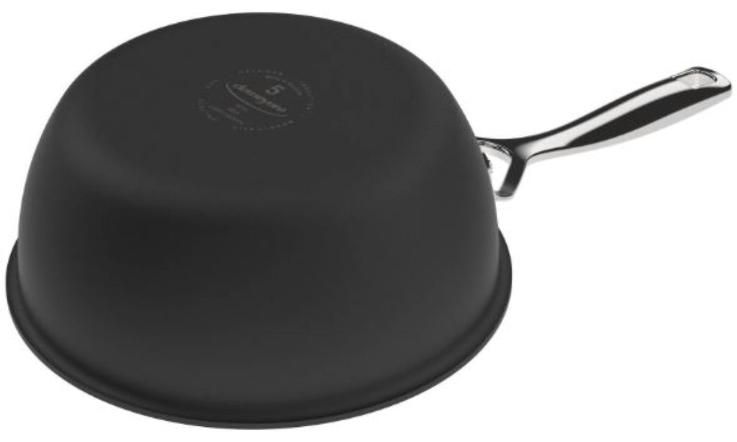Black 5 saute pan with lid 20cm