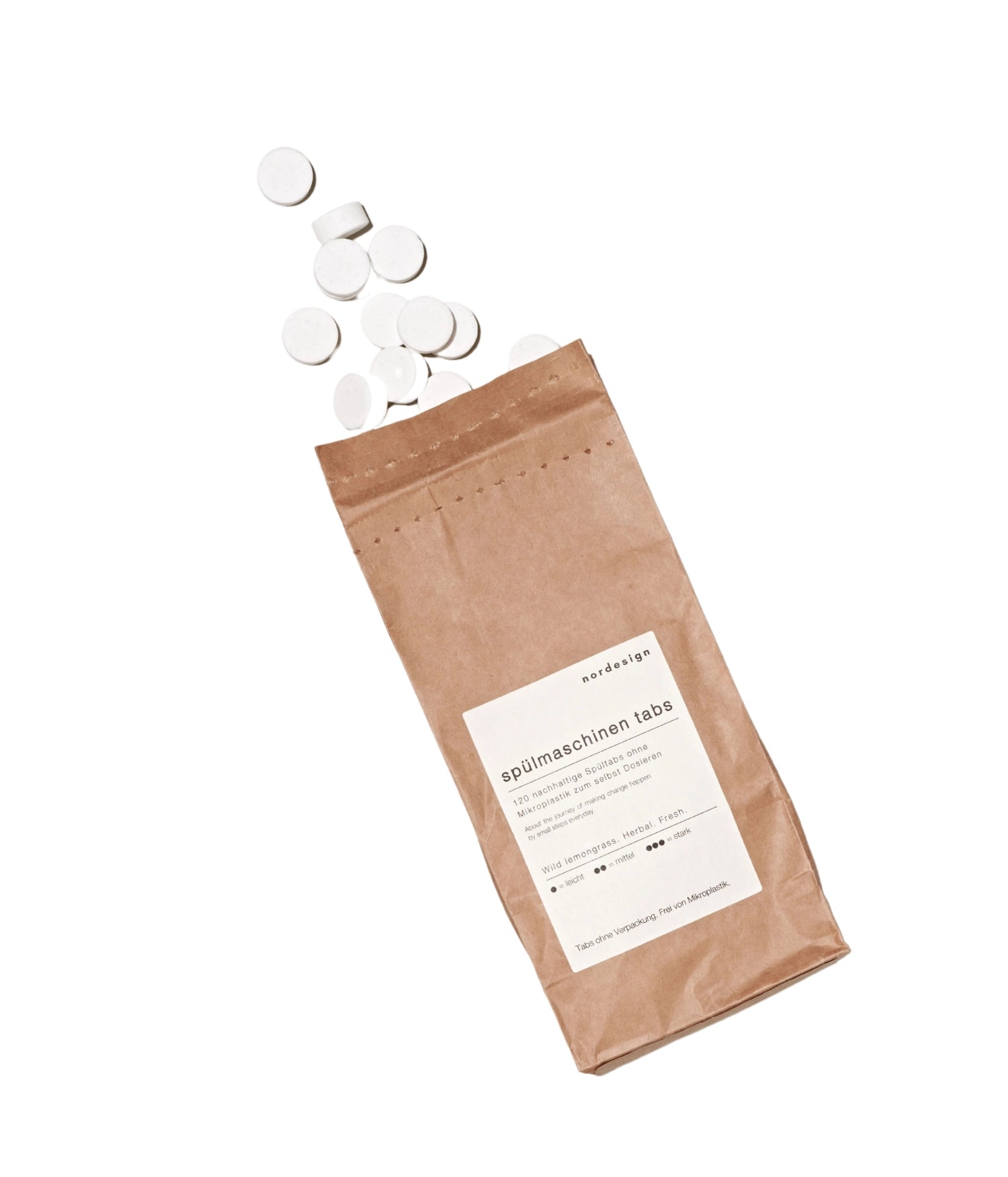 120 Stück Spülmaschinen Tabs in Weiss präsentiert im Onlineshop von KAQTU Design AG. Abwasch ist von Nordesign