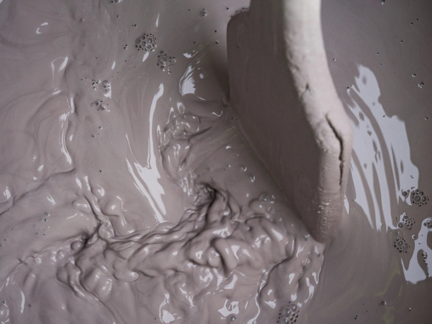 Piastra di colpo di stato di confluenza d24cm da 100 ml di cocco alabastro bianco