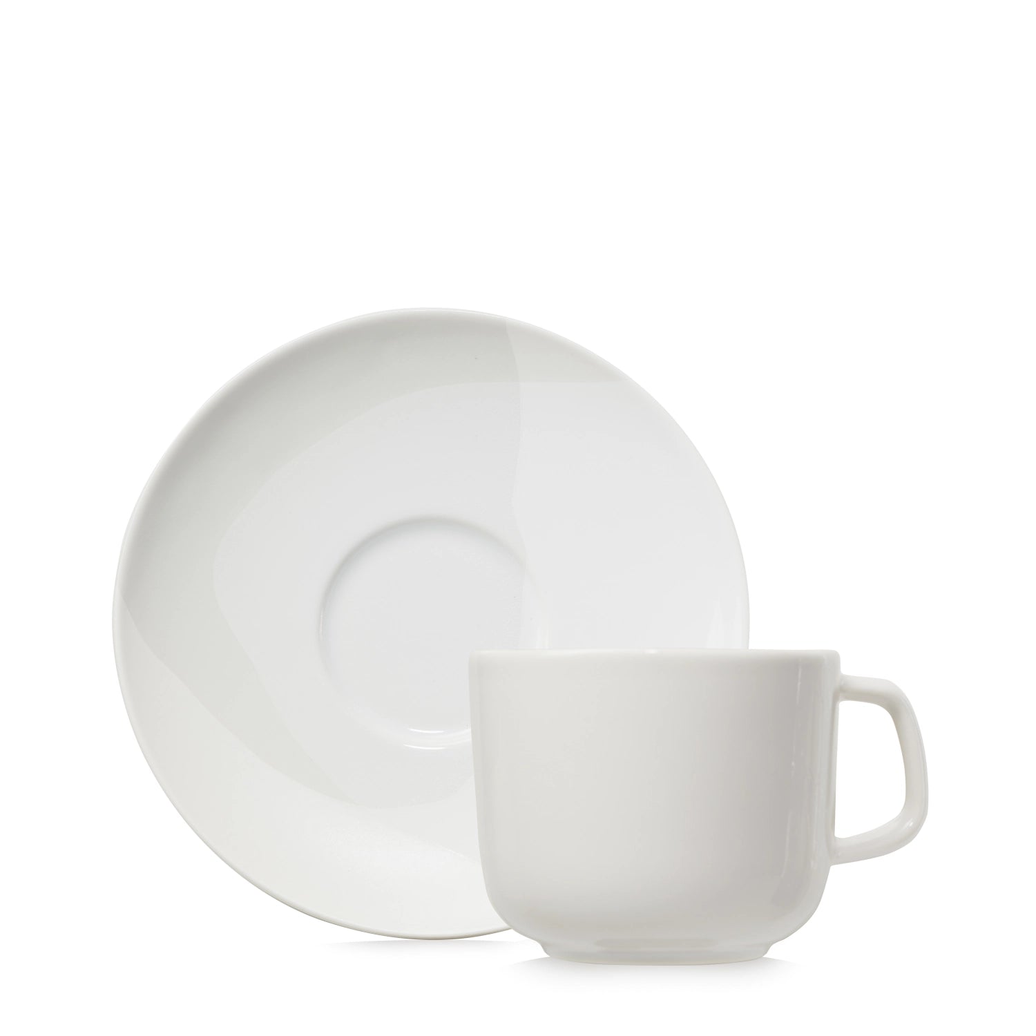 Confluence Teetasse m. Untertasse 20cl kokos alab. weiss