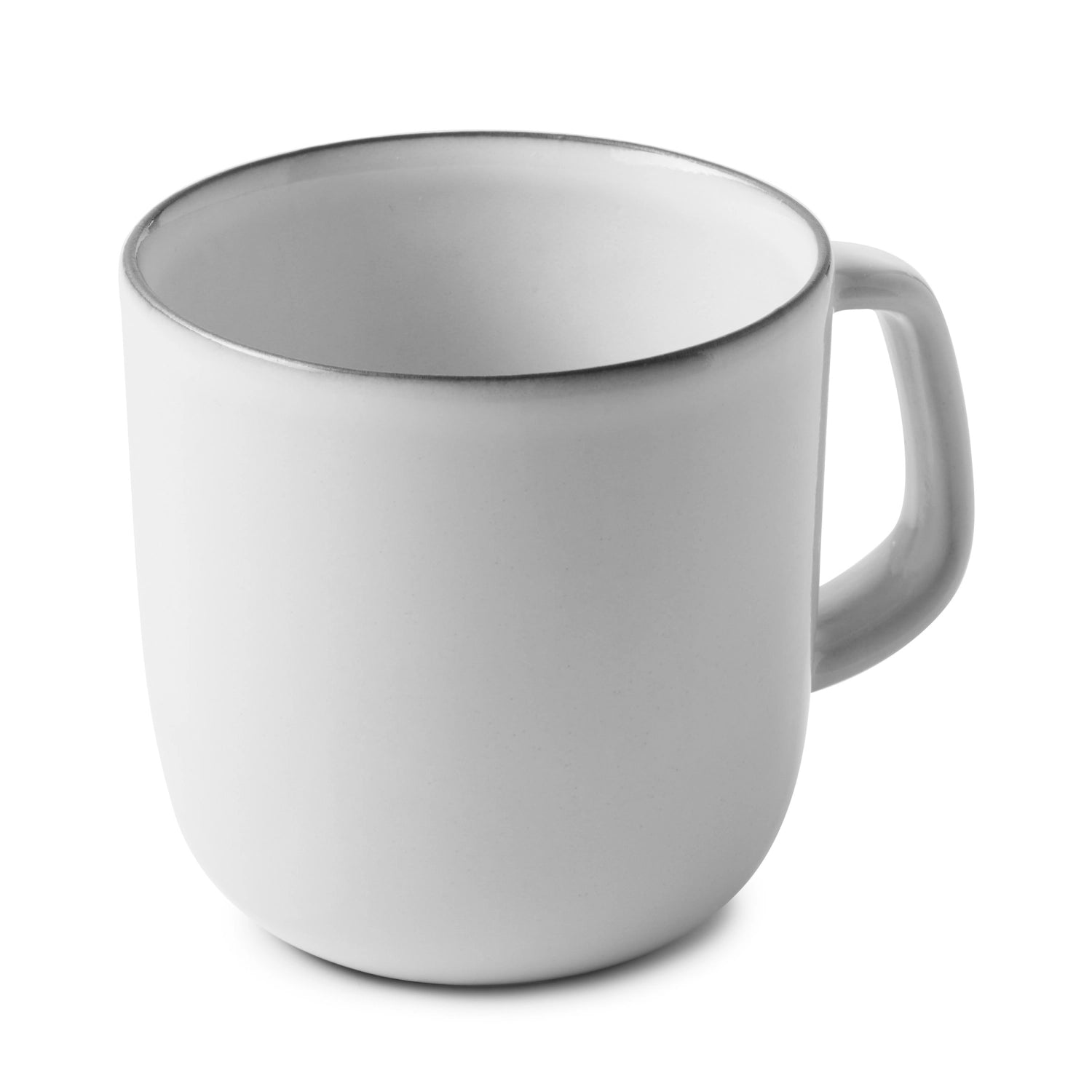 Tasse à café Equinoxe D9cm H9,5cm 33cl cumulus blanc