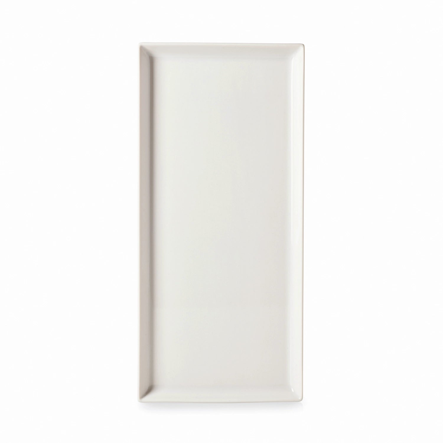 Eleganter Madeleine Teller rechteckig 32.5x15x1.8cm in alabasterweiß von Revol. Ideal für stilvolle Präsentationen und vielseitig einsetzbar.