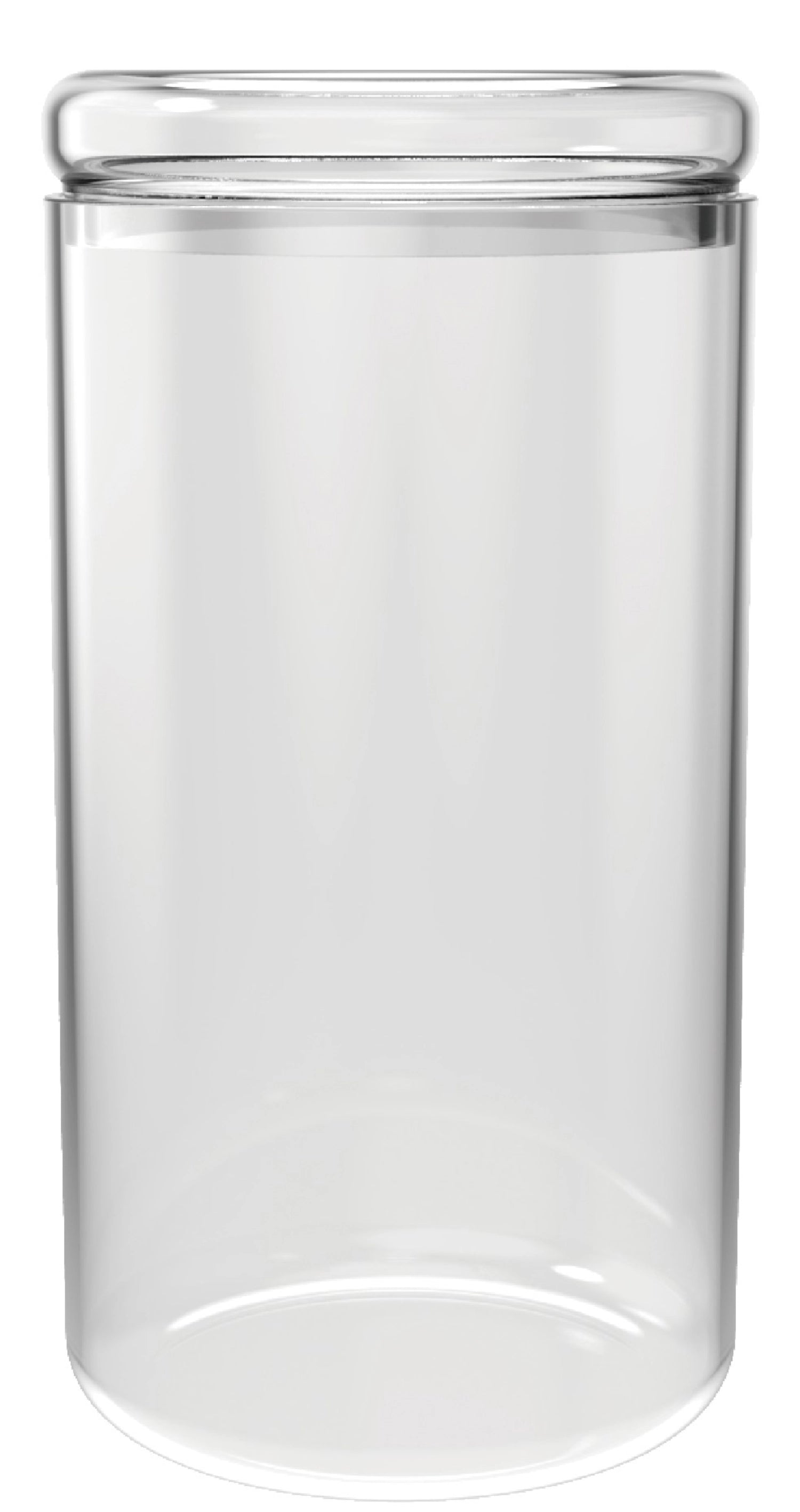 Vorratsglas transparent 850ml in Transparent präsentiert im Onlineshop von KAQTU Design AG. Aufbewahrungsbehälter ist von Nuts Innovations
