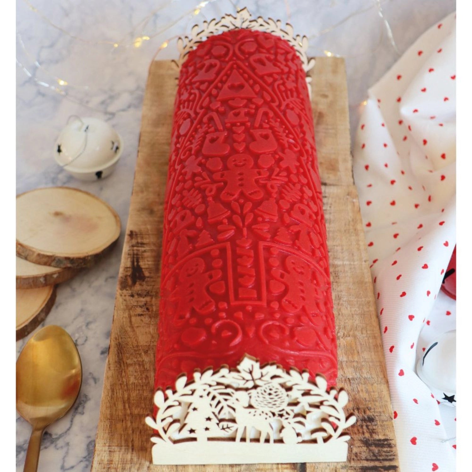 Silikonmatte für Rouladen Weihnachten 40x30cm