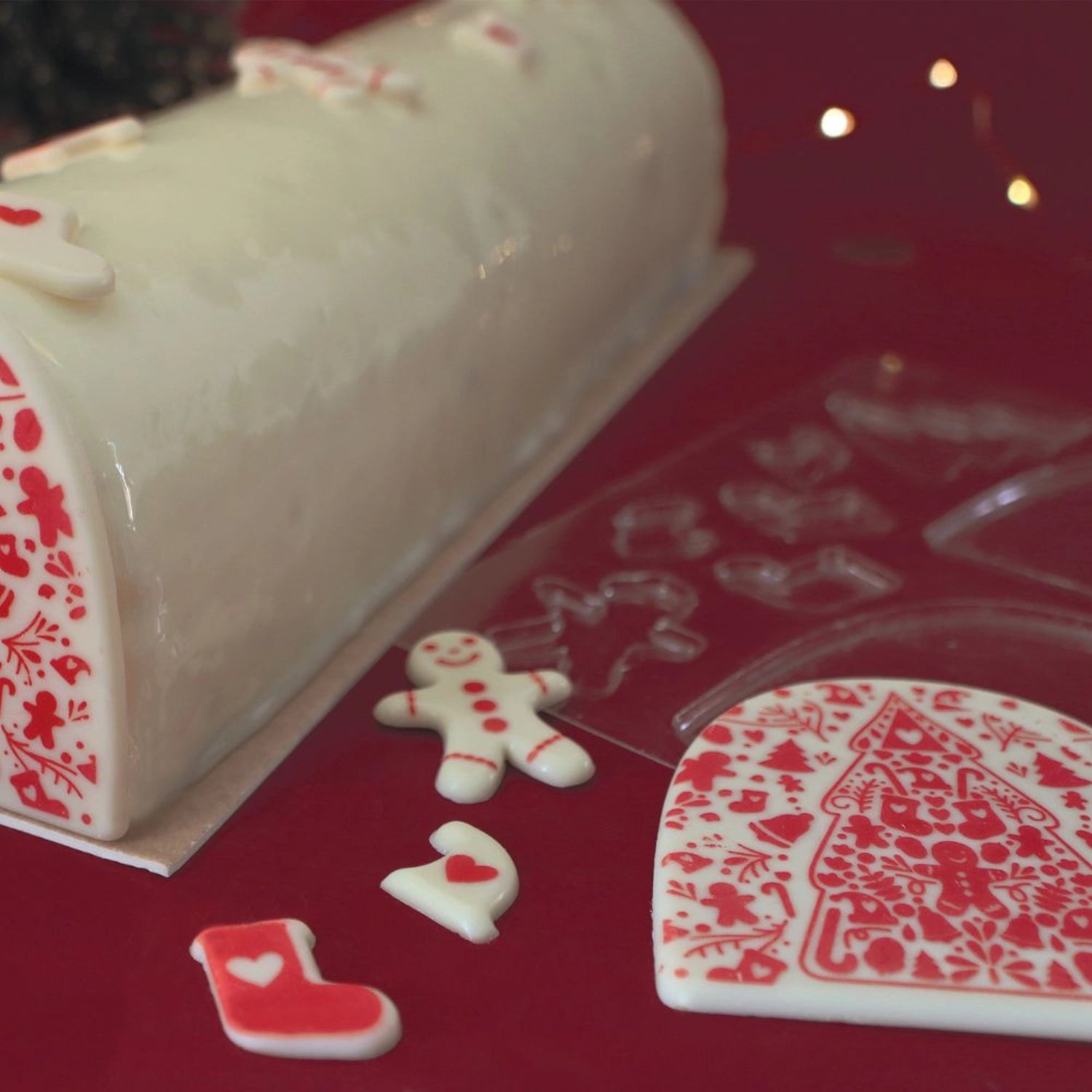 Roulade End Cap Chocolate Gusto rosso rosso