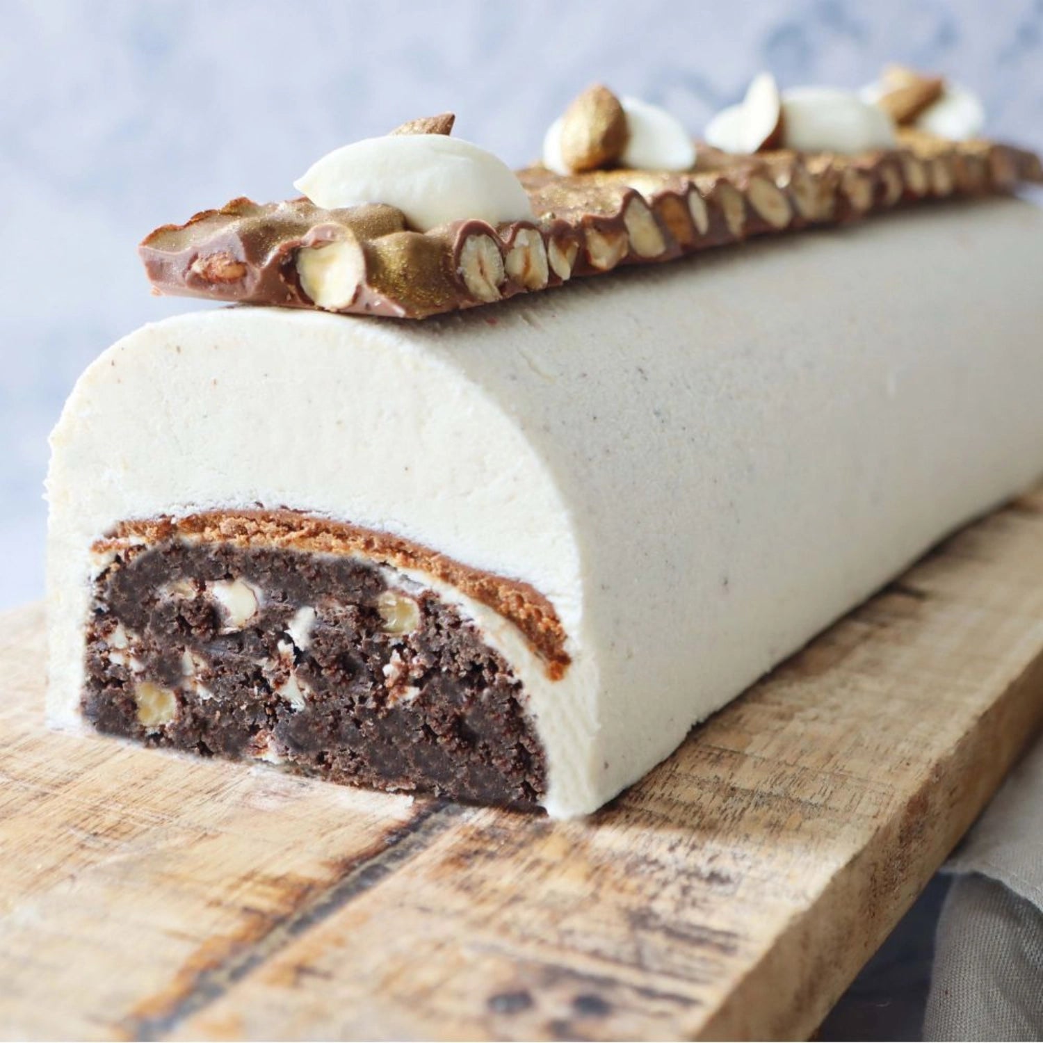 Backform Bûche Antihaftbeschichtung