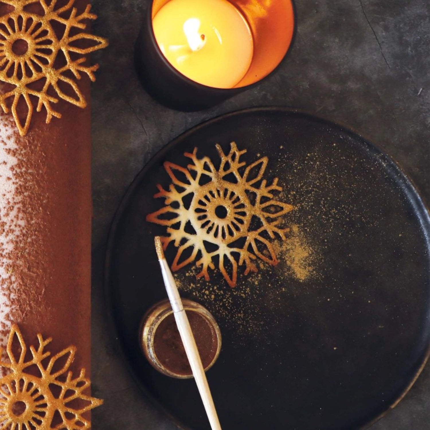 Mixed baking mold for Christmas cake toppers