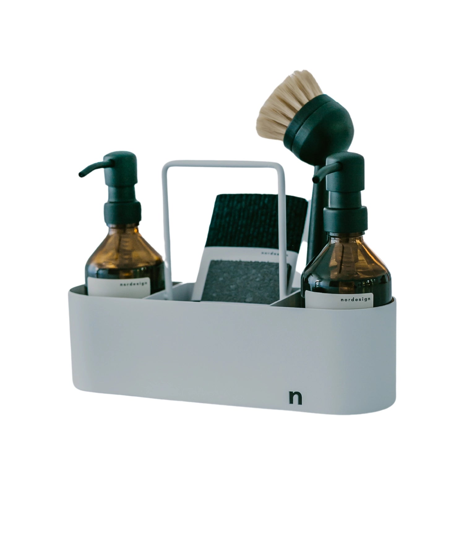 Praktischer Spülbecken Organizer in Pure White von Nordesign, perfekt für eine aufgeräumte und stilvolle Küche.