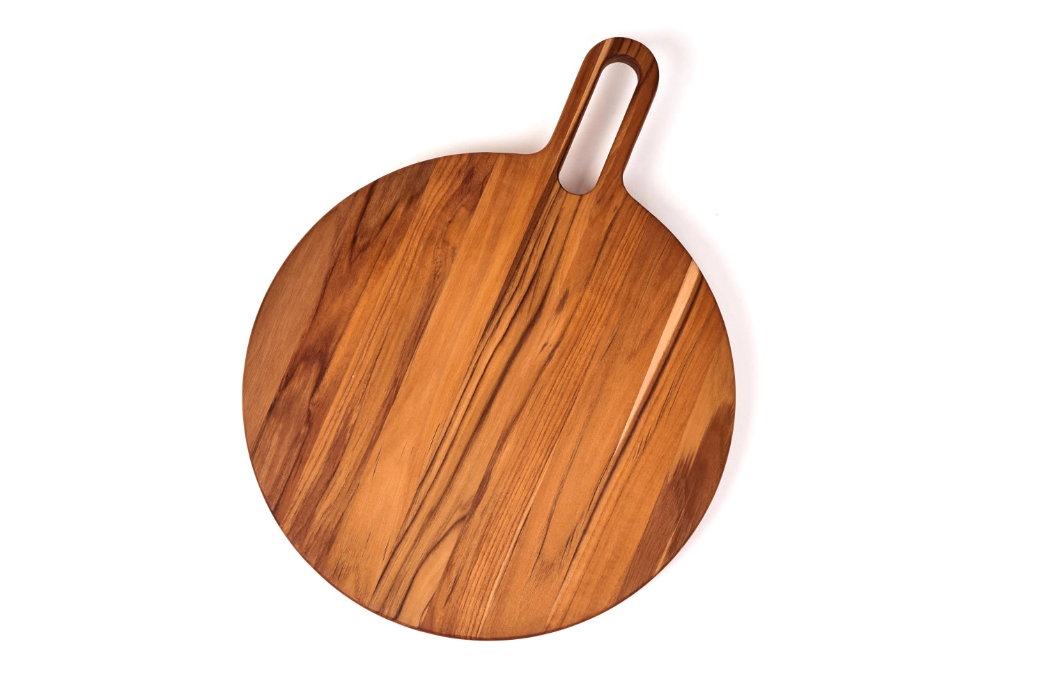 Bistro Servierbrett rund 51x36x2cm in Braun präsentiert im Onlineshop von KAQTU Design AG. Tablett ist von Teak Haus