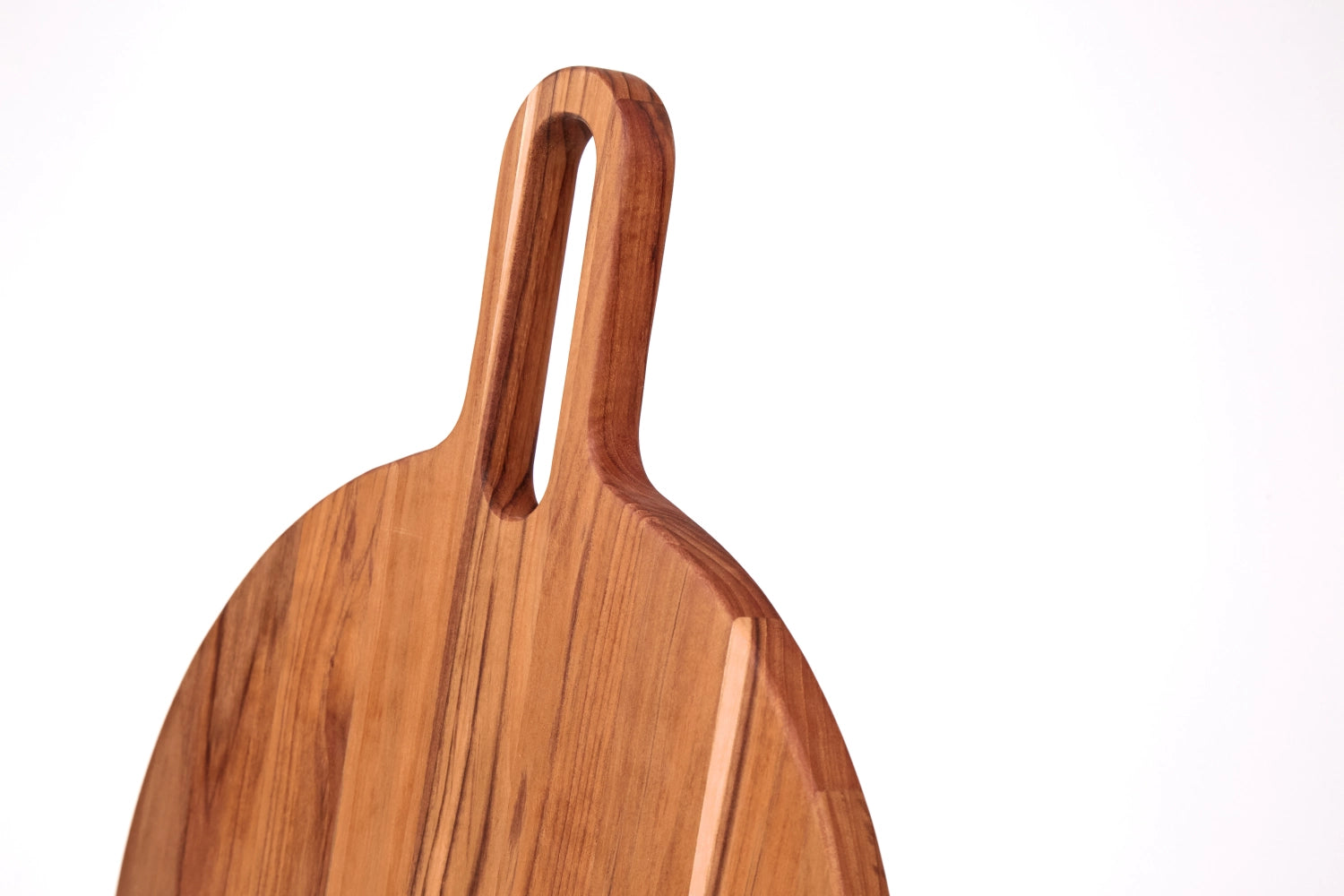 Bistro Servierbrett rund 51x36x2cm in Braun präsentiert im Onlineshop von KAQTU Design AG. Tablett ist von Teak Haus