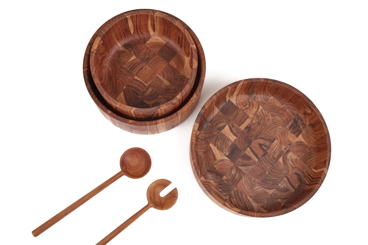 Bold Salatschale M D26cm H11cm in Braun präsentiert im Onlineshop von KAQTU Design AG. Schale ist von Teak Haus