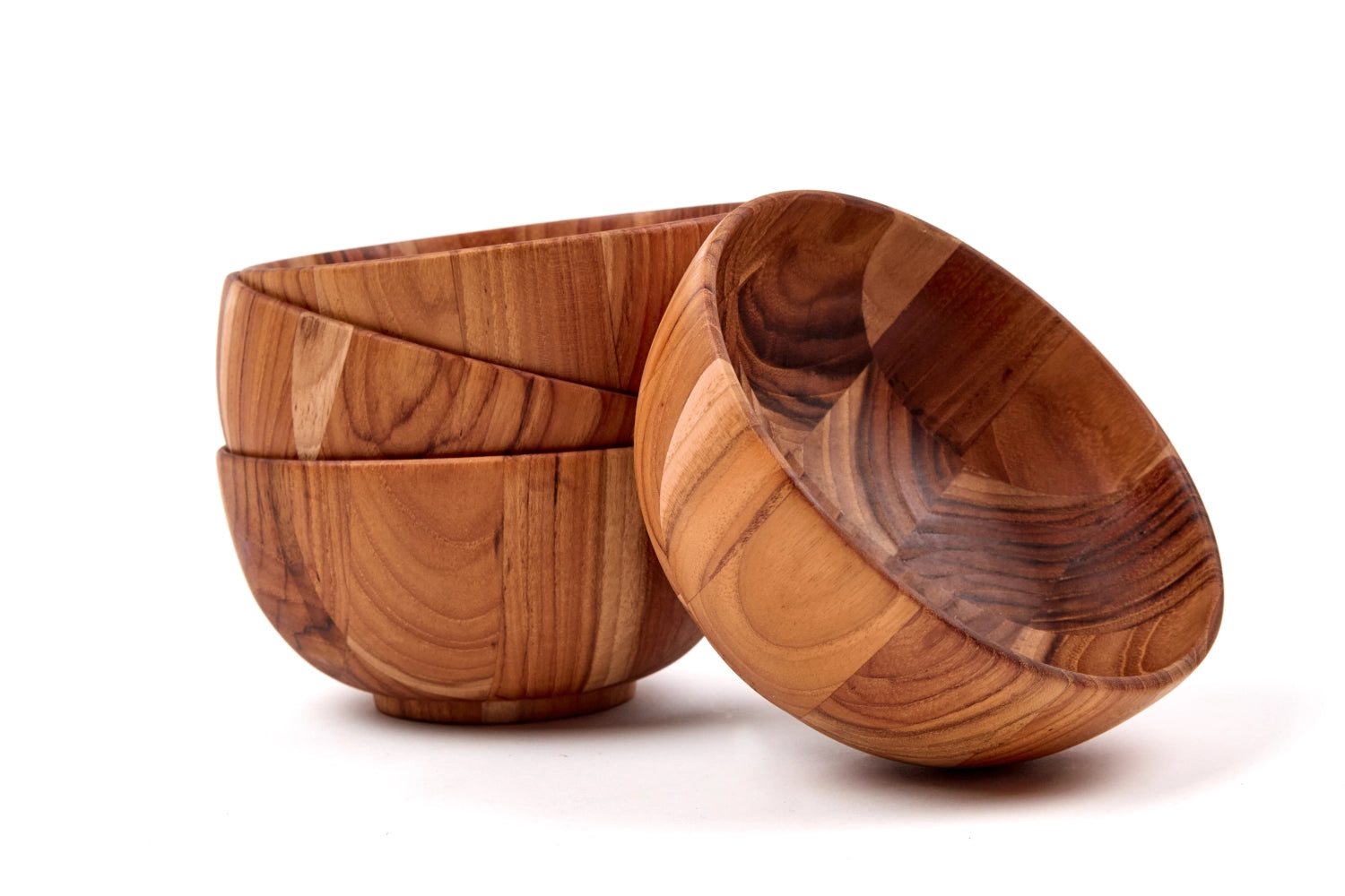 4er Set Moon Schale D15cm H7cm in Braun präsentiert im Onlineshop von KAQTU Design AG. Schale ist von Teak Haus