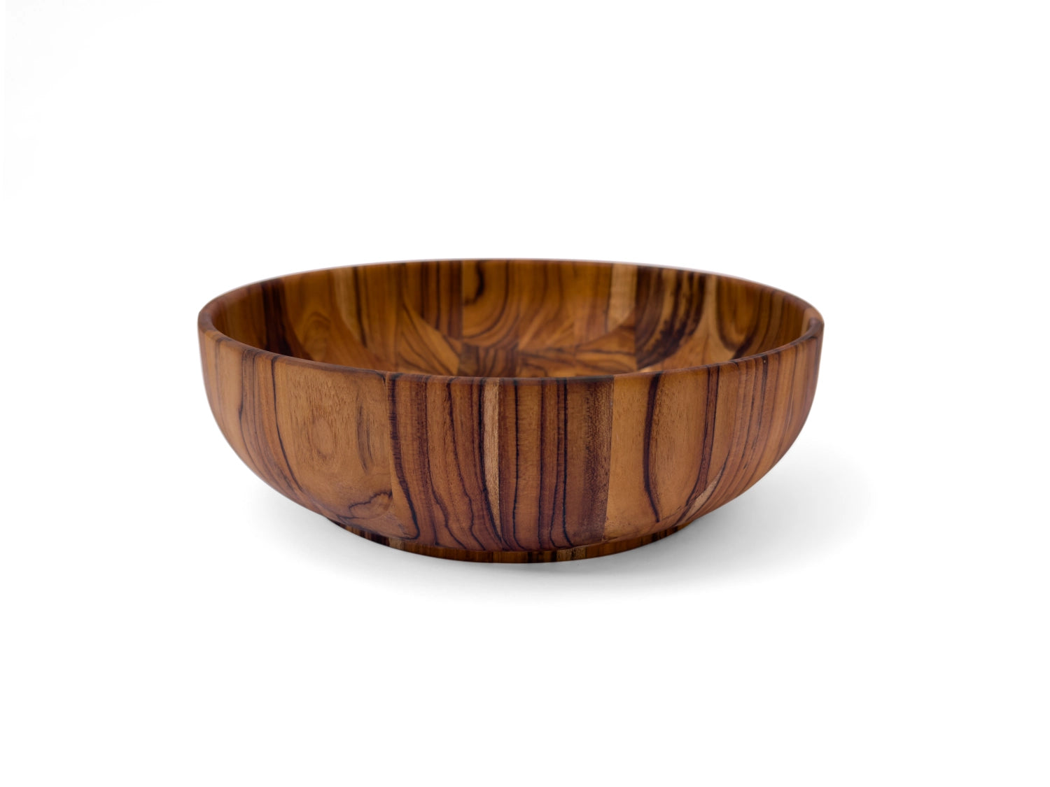 Moon Salatschale D35cm H15cm in Braun präsentiert im Onlineshop von KAQTU Design AG. Schale ist von Teak Haus