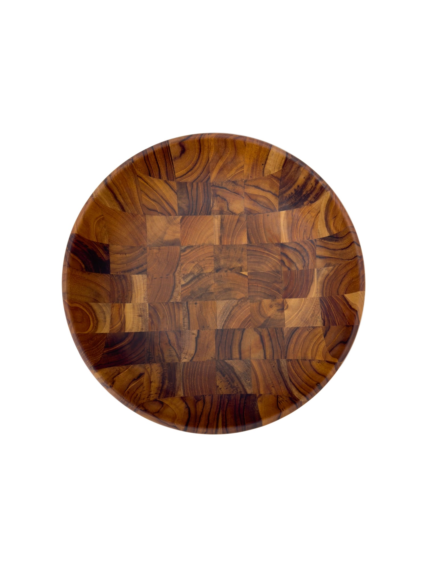 Moon Salatschale D35cm H15cm in Braun präsentiert im Onlineshop von KAQTU Design AG. Schale ist von Teak Haus