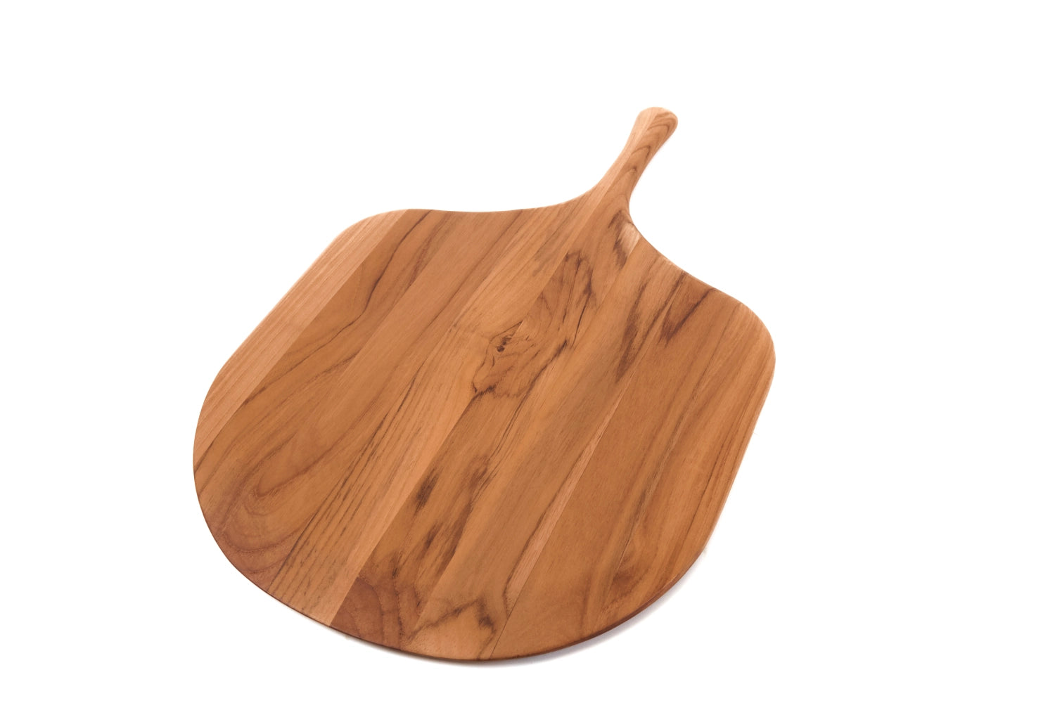 Canoe Servierbrett Pizza S 43x25.5x1.5cm mit Griff in Braun präsentiert im Onlineshop von KAQTU Design AG. Schneidbrett ist von Teak Haus