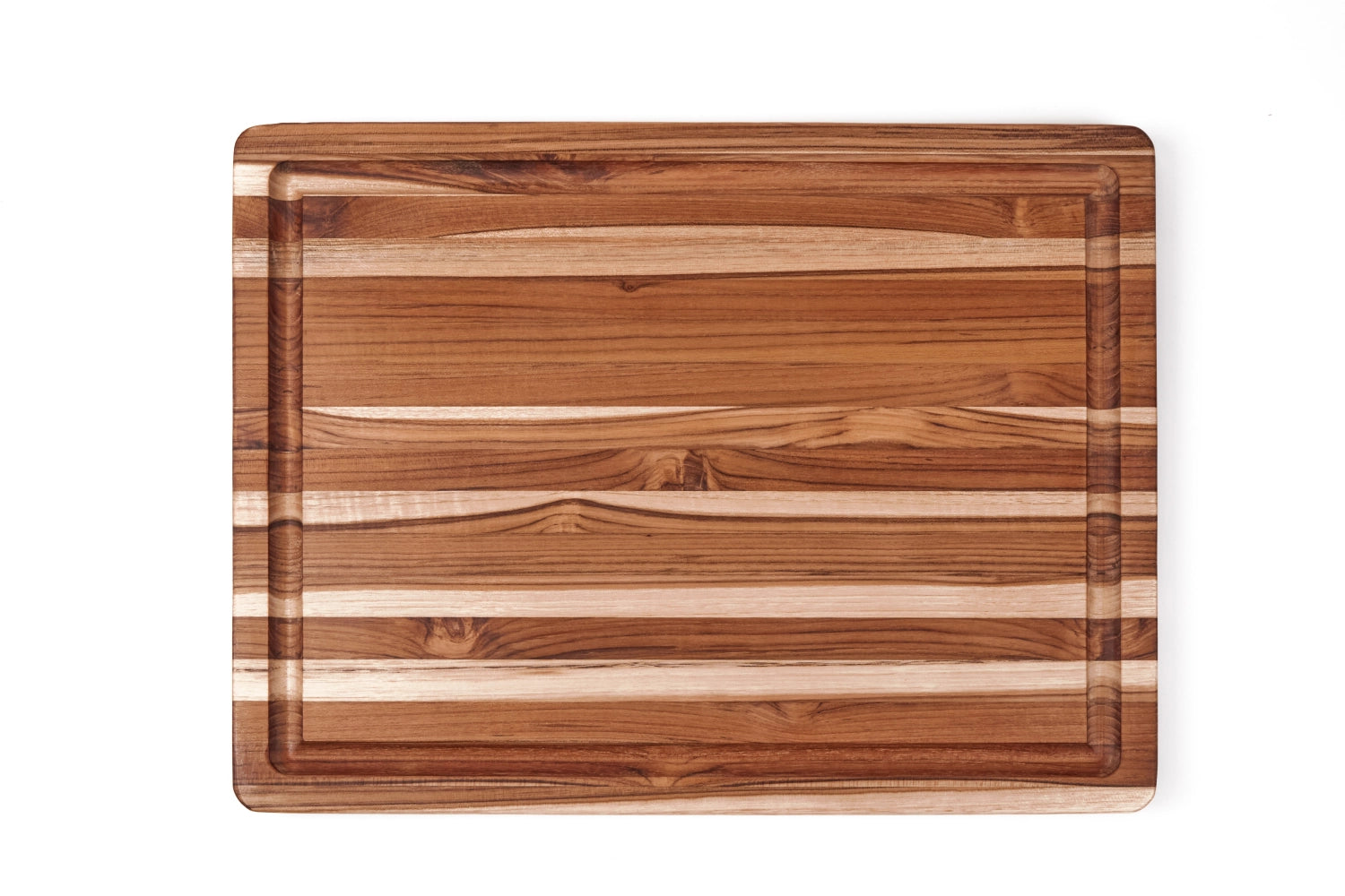 Scandi Servierbrett Grill 54x38x2.5cm mit tiefer Saftrille in Braun präsentiert im Onlineshop von KAQTU Design AG. Schneidbrett ist von Teak Haus