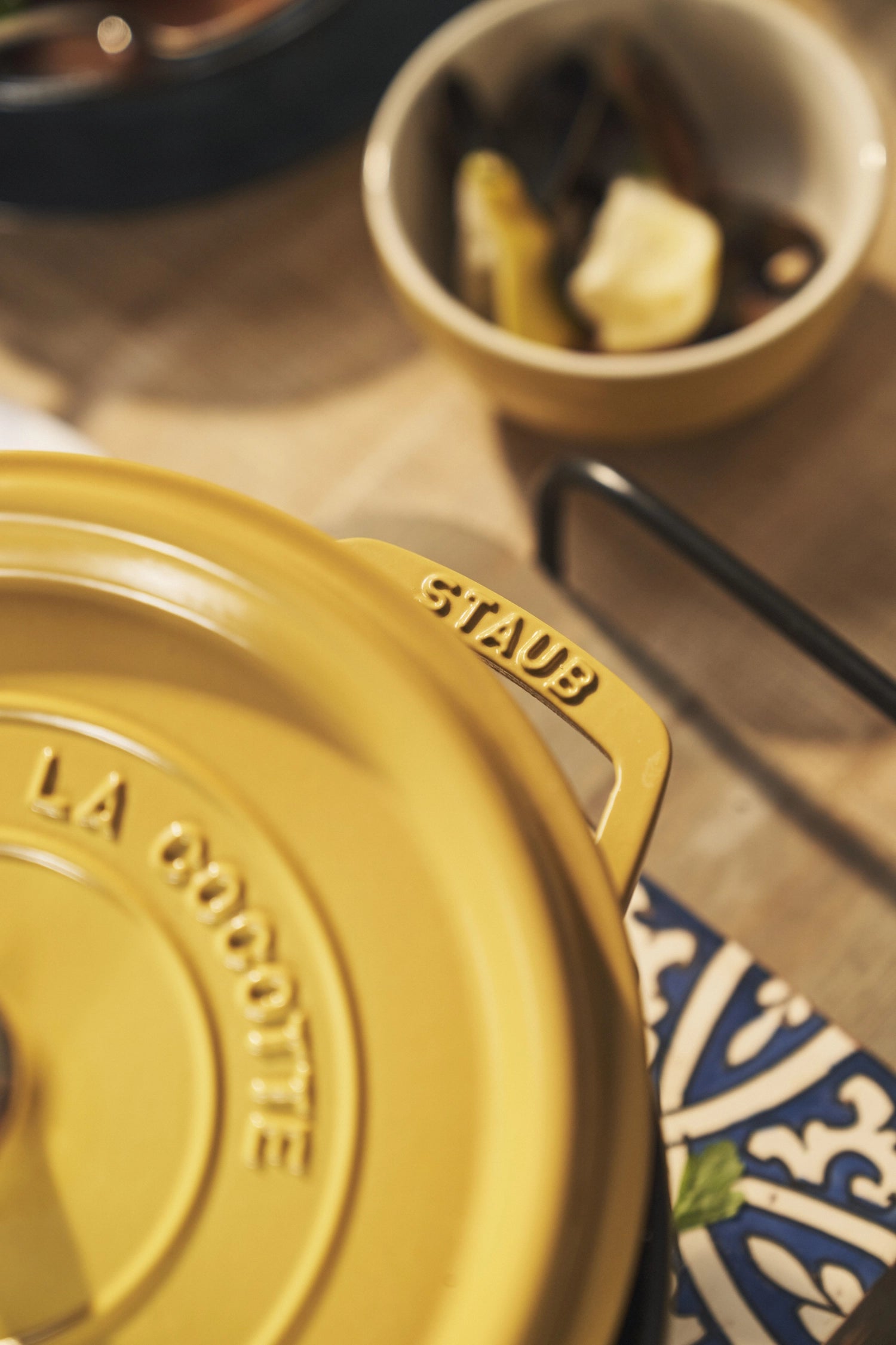 Cocotte 28cm, ronde, Citron, fonte 6,7l