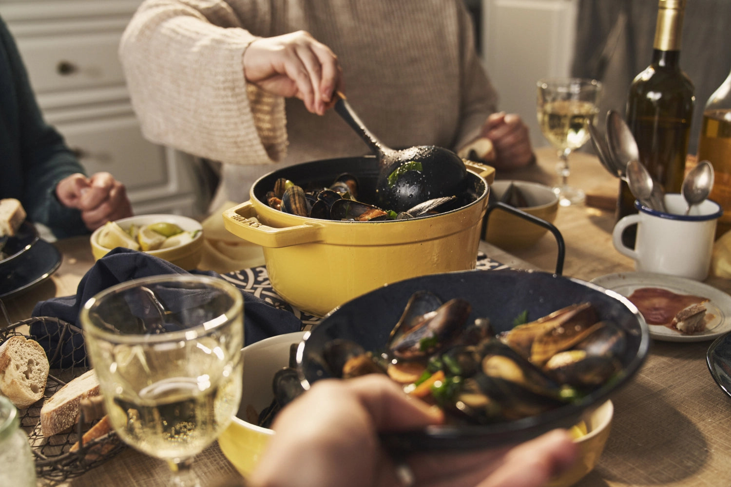 Cocotte 28cm, ronde, Citron, fonte 6,7l