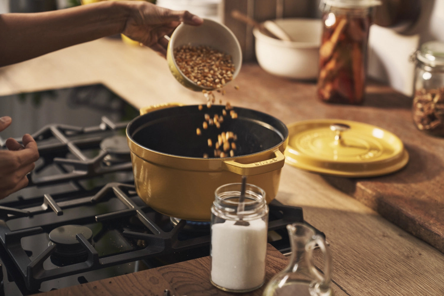 Cocotte 28cm, ronde, Citron, fonte 6,7l