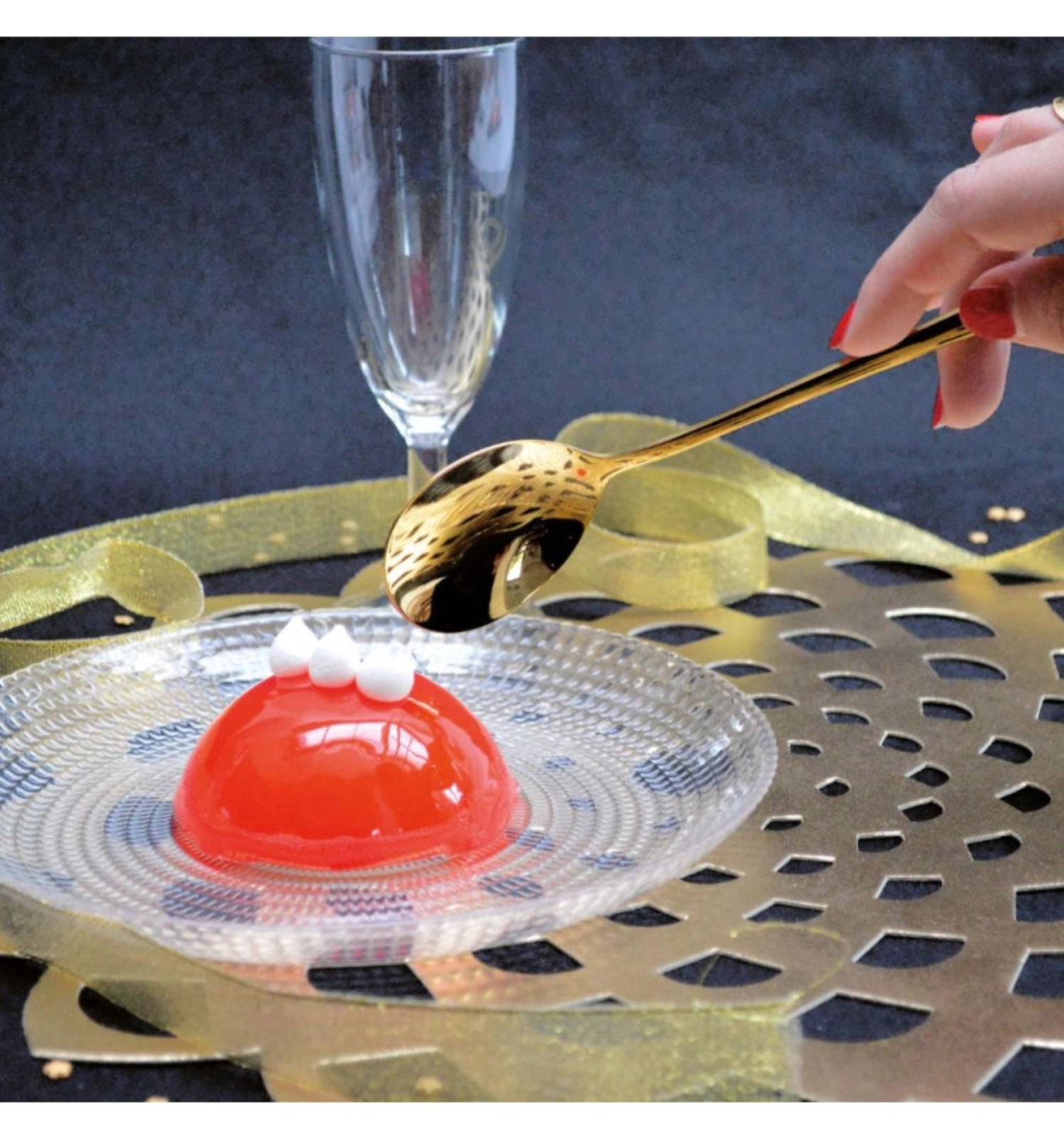 6 forma di schiena del silicio emisferato