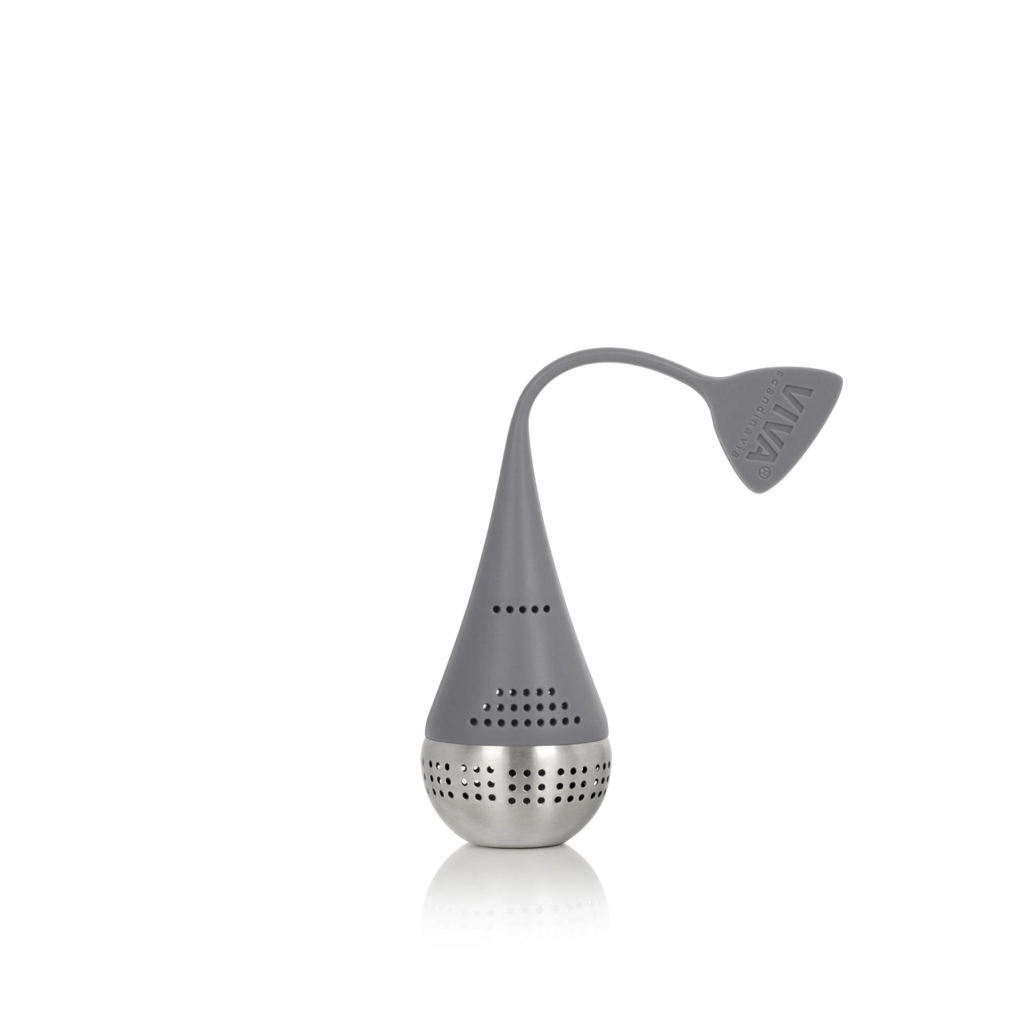 Passoire à thé pour infusion infuseur à thé D4cm H16cm gris