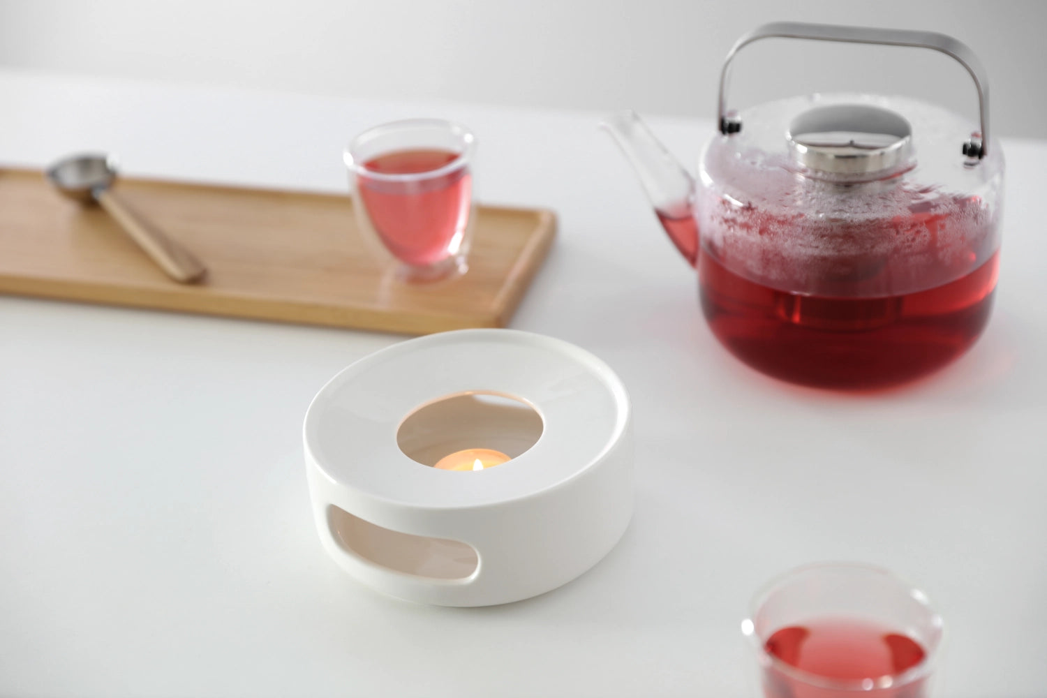 Théière Minima D14cm H5,6cm porcelaine blanche