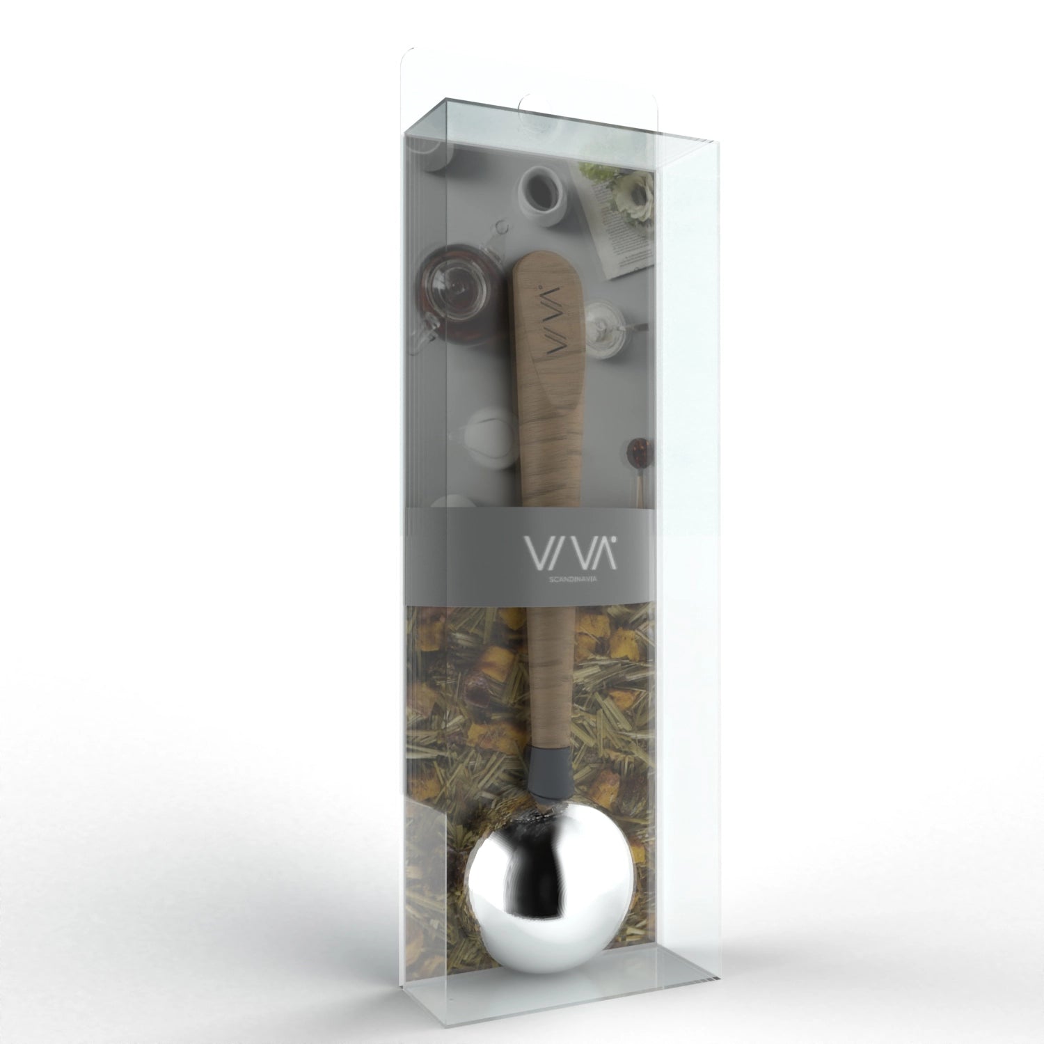 Cuillère à café Pure L15,5cm inox bois