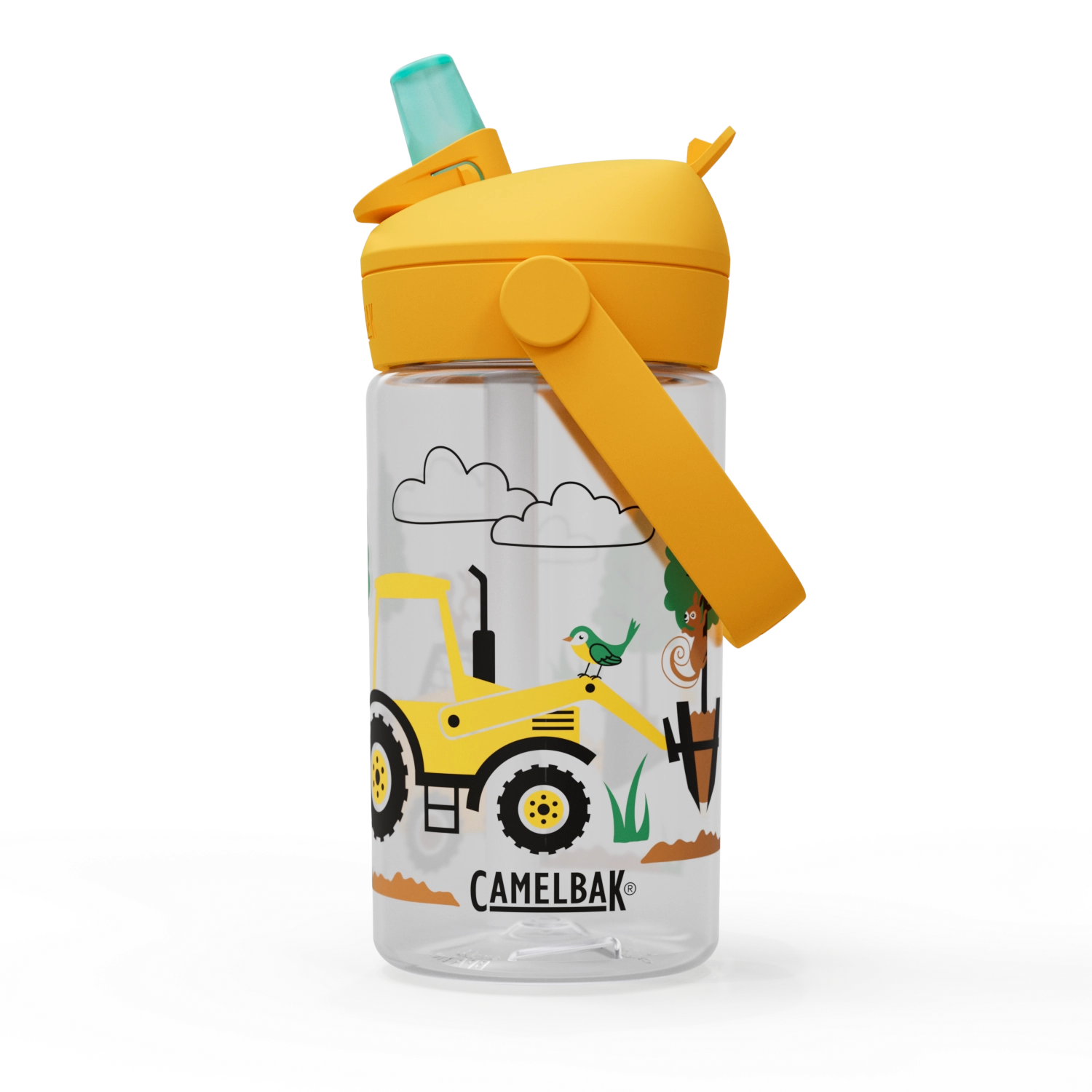 Thrive Flip Straw Kids 0.4l tractors and trees