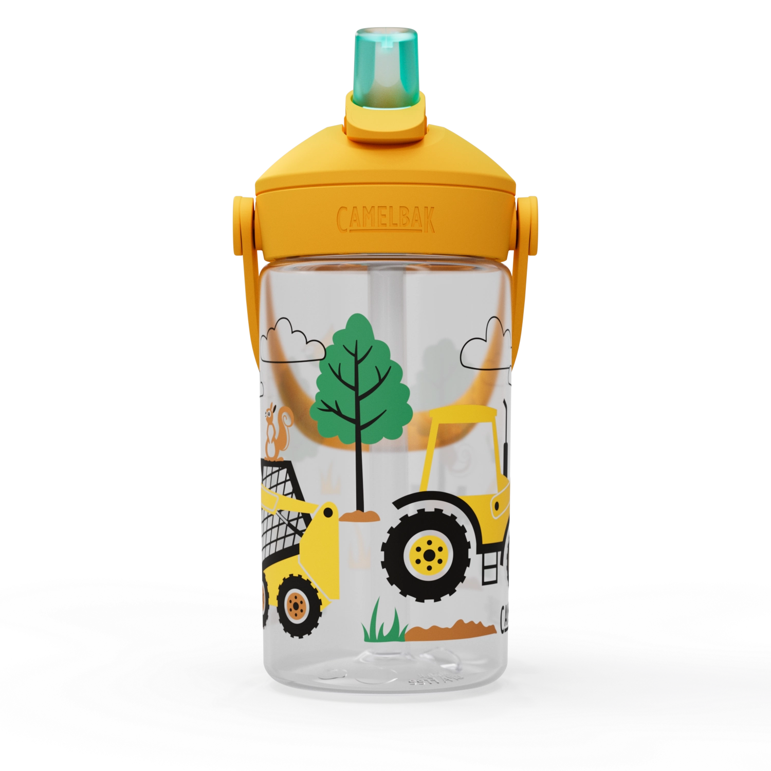 Thrive Flip Straw Kids 0.4l tractors and trees