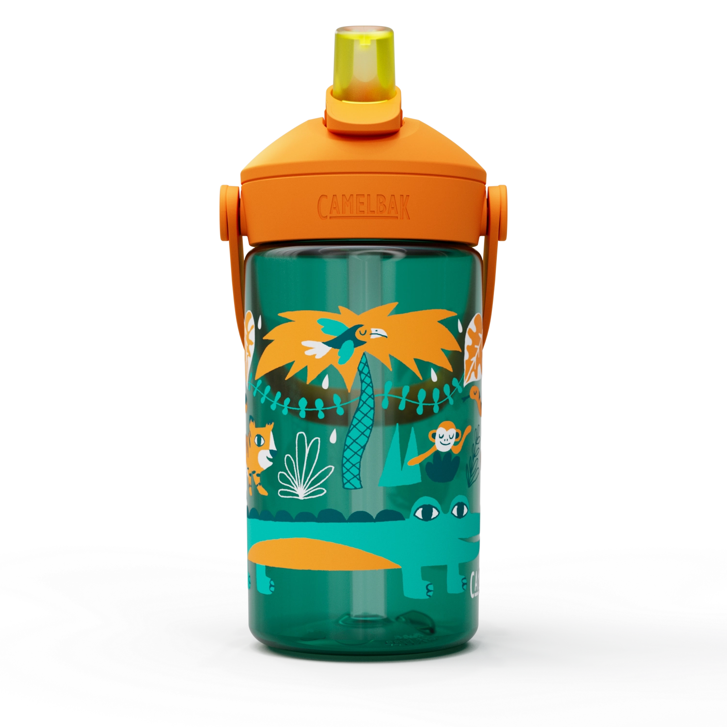 Thrive Flip Straw Kids 0.4L Animali nella giungla
