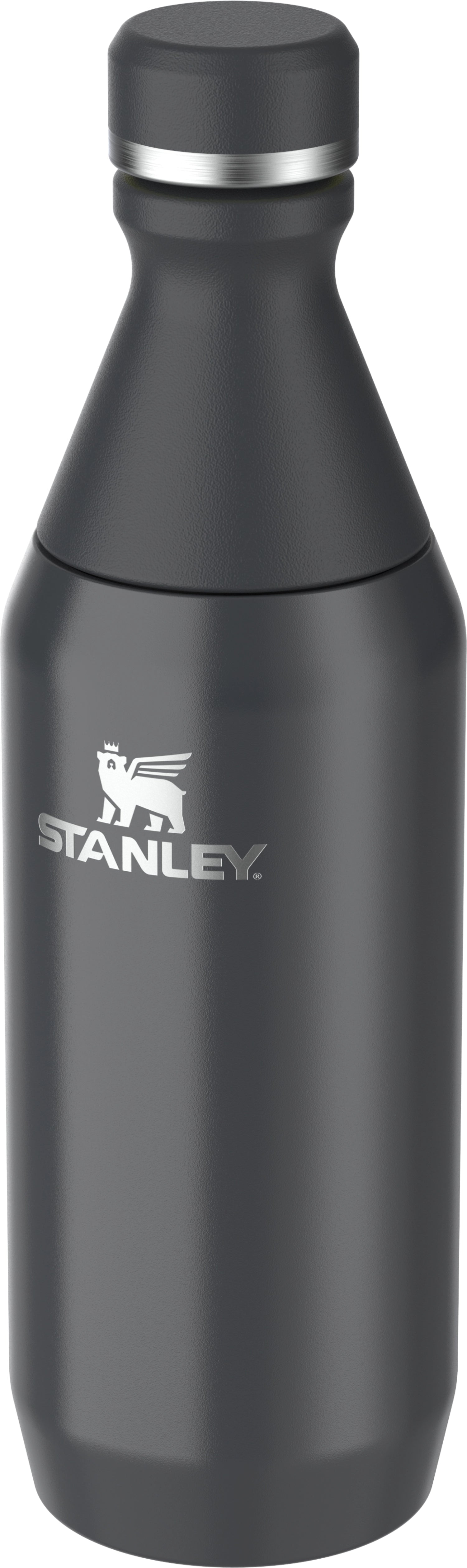 All Day Slim Flasche 0.35l black gloss in Schwarz präsentiert im Onlineshop von KAQTU Design AG. Trinkflaschen ist von Stanley