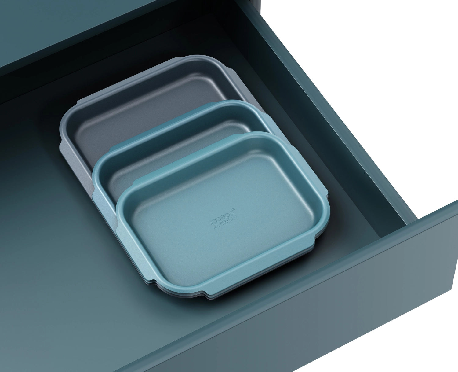 Set of 3 Nest Bake baking pans 30x23 32.6x30 40.9x30