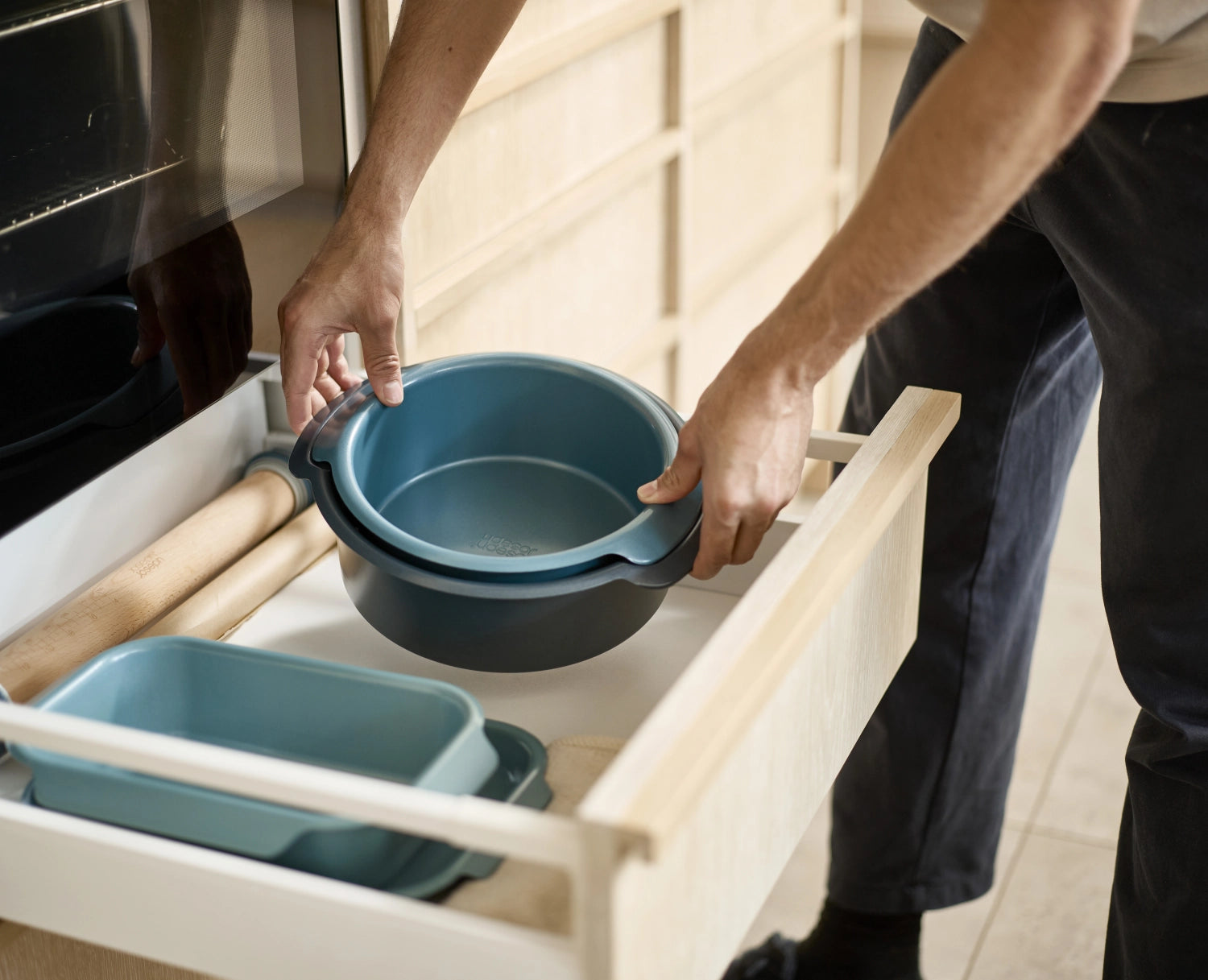 2er Set Nest Bake D20 D23 cm Backform Kuchen