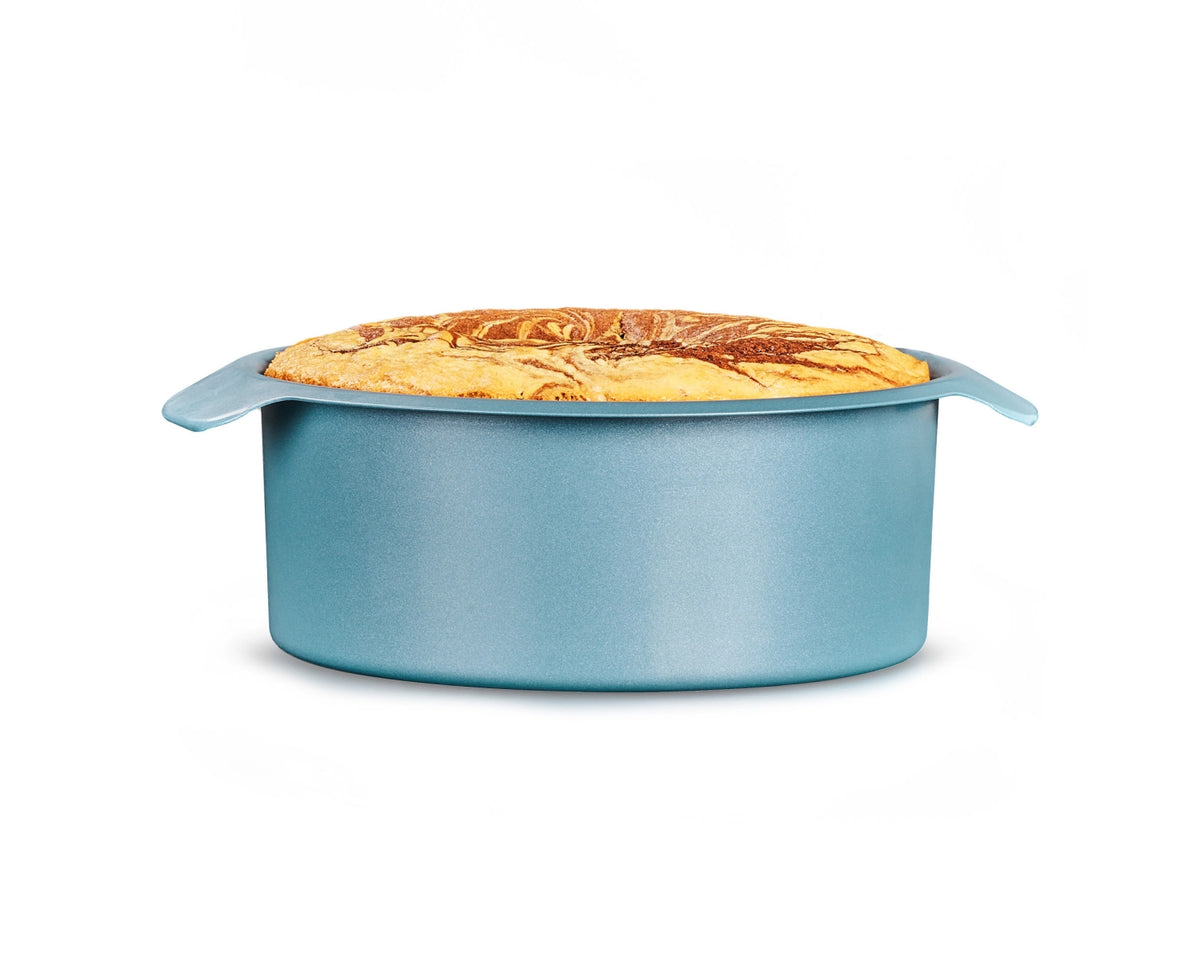 2er Set Nest Bake D20 D23 cm Backform Kuchen in Blau präsentiert im Onlineshop von KAQTU Design AG. Backform / Backblech ist von Joseph Joseph